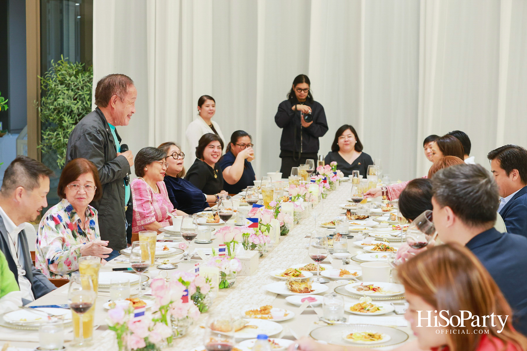 ครอบครัวลีโอณีโอ-มหากิจศิริ จัดงานเลี้ยงรับรองเอกอัครราชทูตฟิลิปปินส์ ท่ามกลางบรรยากาศอบอุ่น
