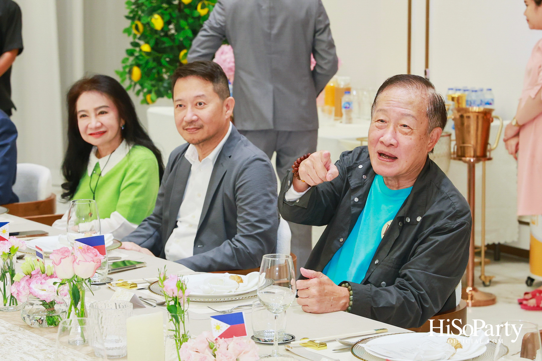 ครอบครัวลีโอณีโอ-มหากิจศิริ จัดงานเลี้ยงรับรองเอกอัครราชทูตฟิลิปปินส์ ท่ามกลางบรรยากาศอบอุ่น