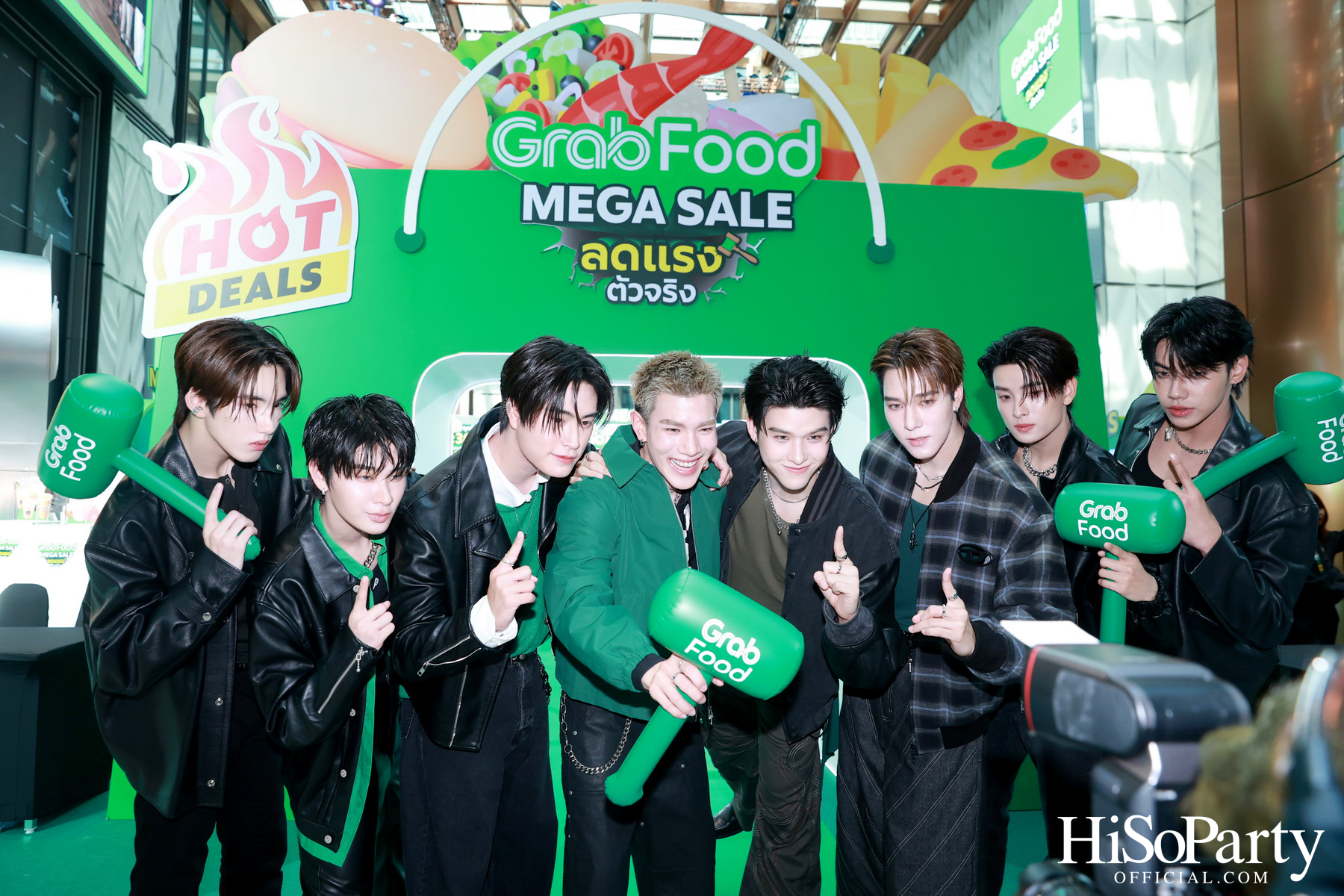 GrabFood เปิดตัวแคมเปญใหญ่แห่งปี ‘Mega Sale ลดแรง ตัวจริง’ พร้อม 4 พรีเซ็นเตอร์หนุ่มสุดฮอต Friends of Grab