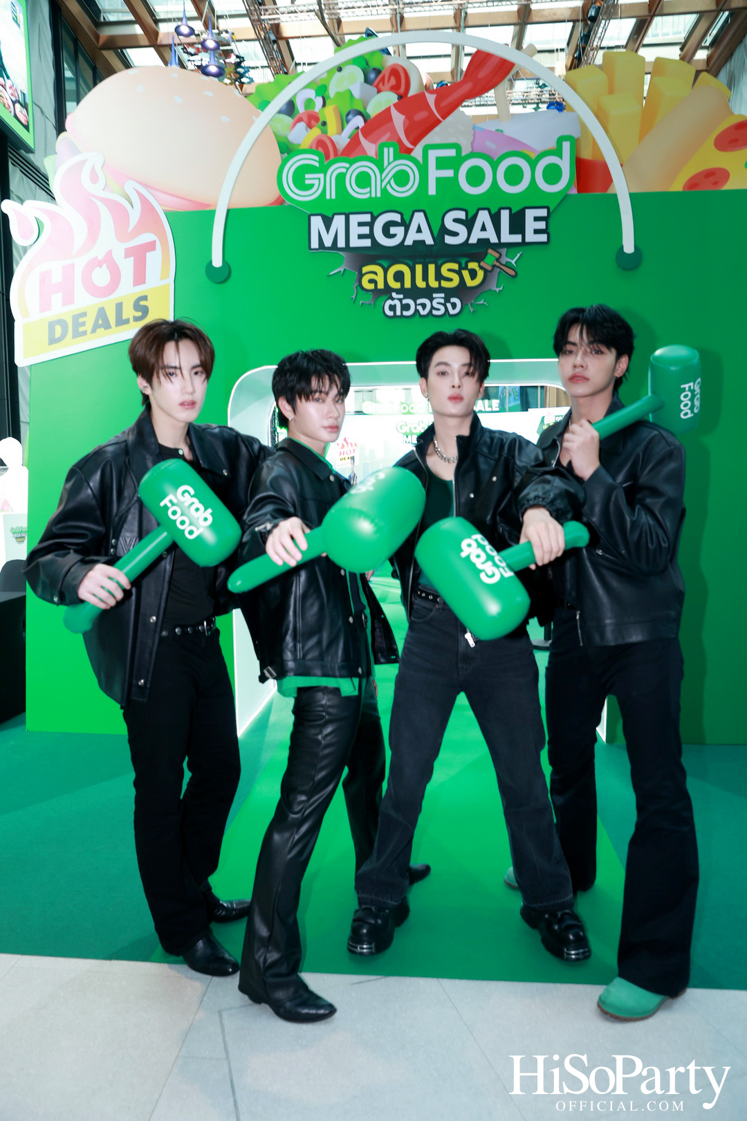 GrabFood เปิดตัวแคมเปญใหญ่แห่งปี ‘Mega Sale ลดแรง ตัวจริง’ พร้อม 4 พรีเซ็นเตอร์หนุ่มสุดฮอต Friends of Grab