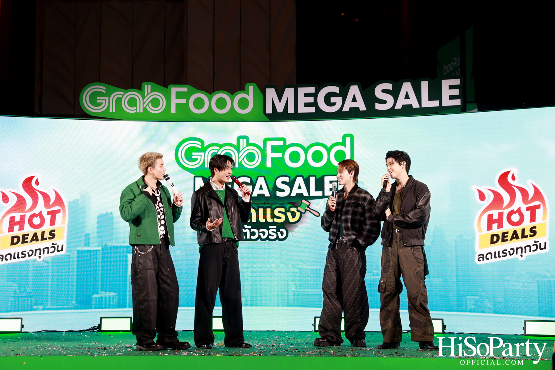 GrabFood เปิดตัวแคมเปญใหญ่แห่งปี ‘Mega Sale ลดแรง ตัวจริง’ พร้อม 4 พรีเซ็นเตอร์หนุ่มสุดฮอต Friends of Grab