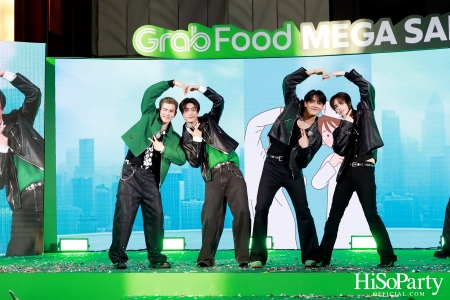 GrabFood เปิดตัวแคมเปญใหญ่แห่งปี ‘Mega Sale ลดแรง ตัวจริง’ พร้อม 4 พรีเซ็นเตอร์หนุ่มสุดฮอต Friends of Grab