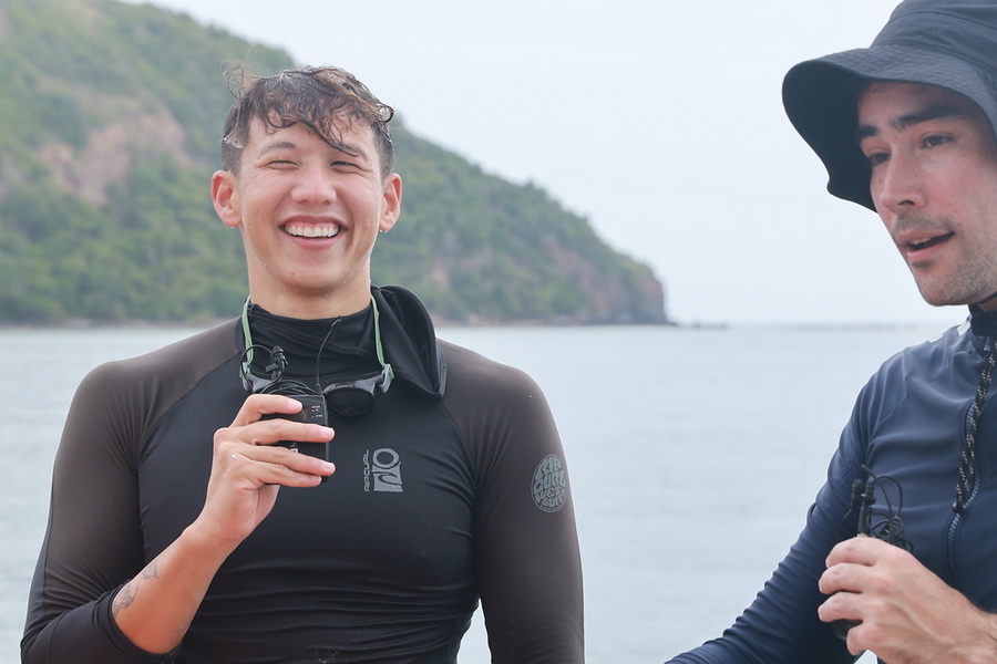 'ทราย สก๊อต' ร่วมภารกิจรักษ์ทะเลกับ 'หลุยส์ เฮส’ ในรายการ Mission 7