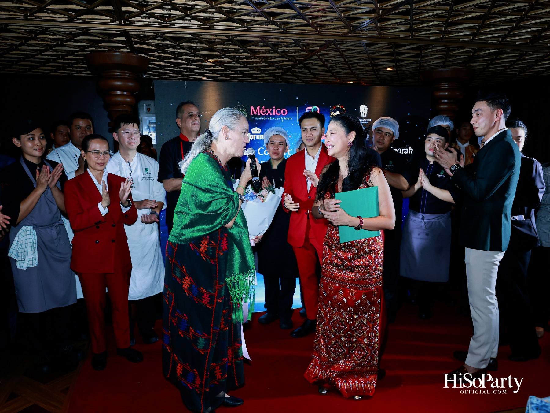 กาล่าดินเนอร์คอนเสิร์ตโดย Mariachi Bonitas de Dinorah บนเรือแซฟฟรอน เฉลิมฉลอง 50 ปี ความสัมพันธ์ทางการทูตไทย–เม็กซิโก