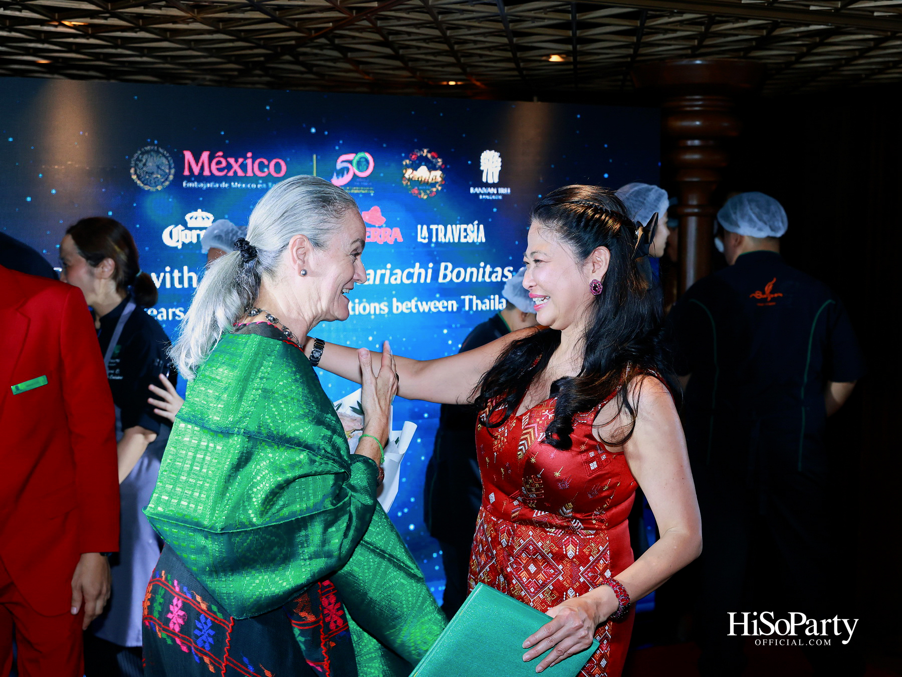 กาล่าดินเนอร์คอนเสิร์ตโดย Mariachi Bonitas de Dinorah บนเรือแซฟฟรอน เฉลิมฉลอง 50 ปี ความสัมพันธ์ทางการทูตไทย–เม็กซิโก