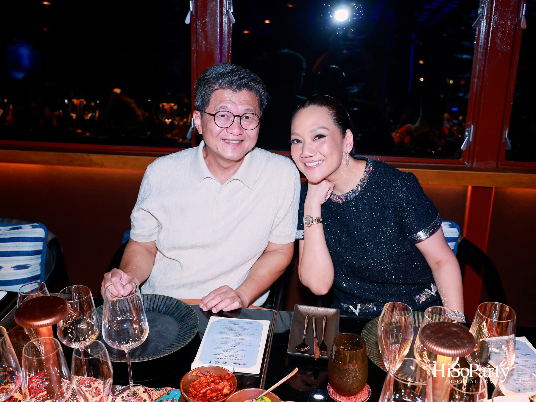 กาล่าดินเนอร์คอนเสิร์ตโดย Mariachi Bonitas de Dinorah บนเรือแซฟฟรอน เฉลิมฉลอง 50 ปี ความสัมพันธ์ทางการทูตไทย–เม็กซิโก