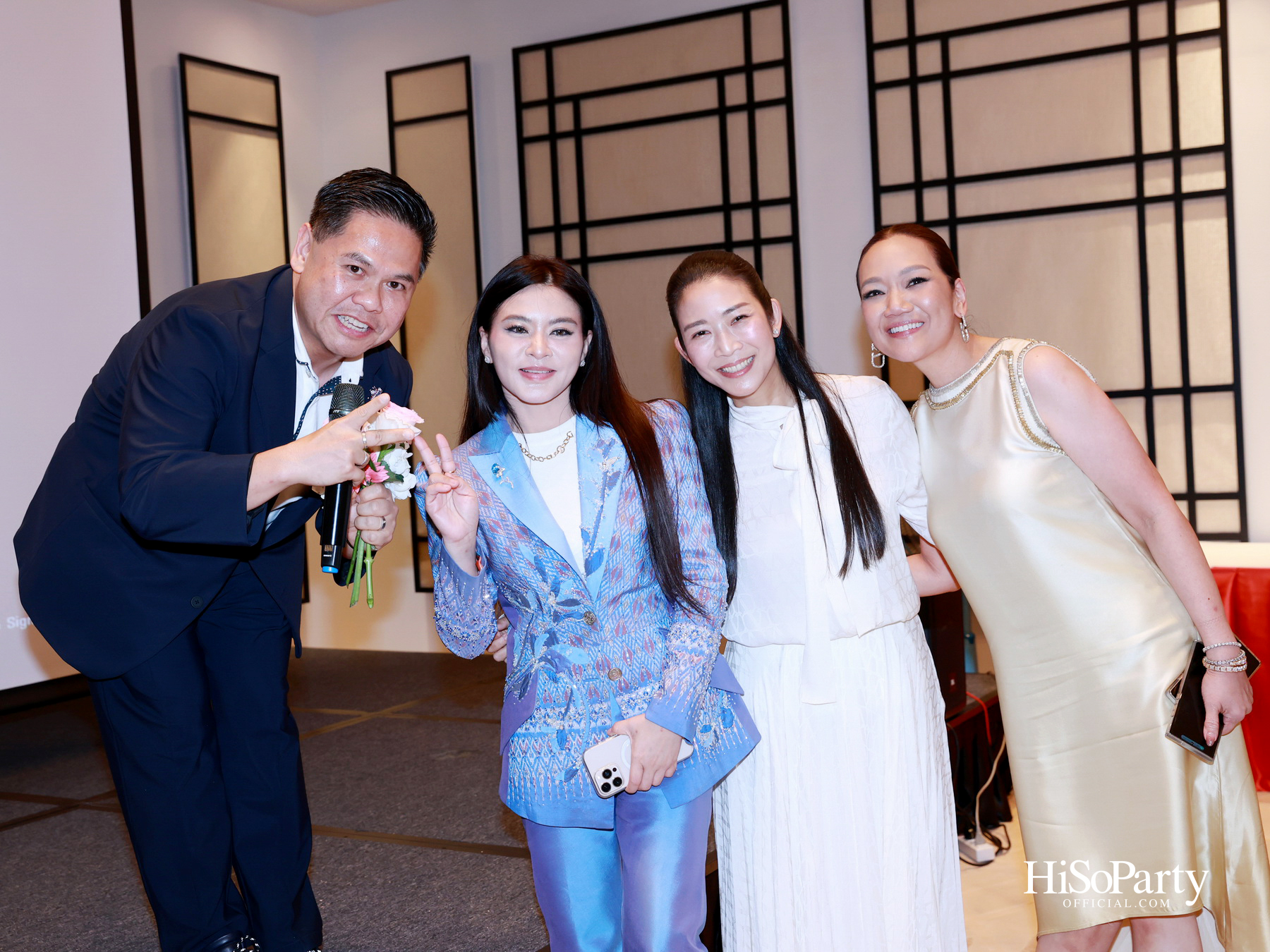 บิวตี้เจมส์ร่วมยินดีและจัดประมูลการกุศล แก่ประธานสภาสมาคมสตรีแห่งชาติฯ คนใหม่