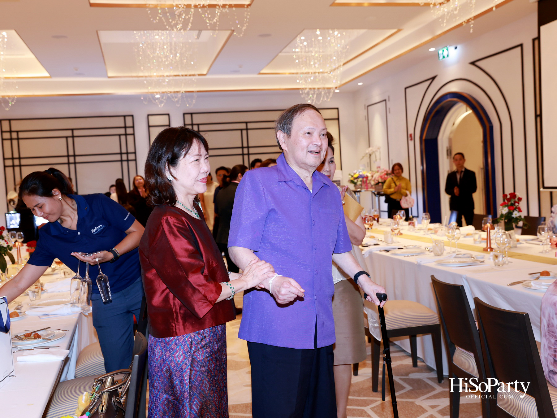 บิวตี้เจมส์ร่วมยินดีและจัดประมูลการกุศล แก่ประธานสภาสมาคมสตรีแห่งชาติฯ คนใหม่