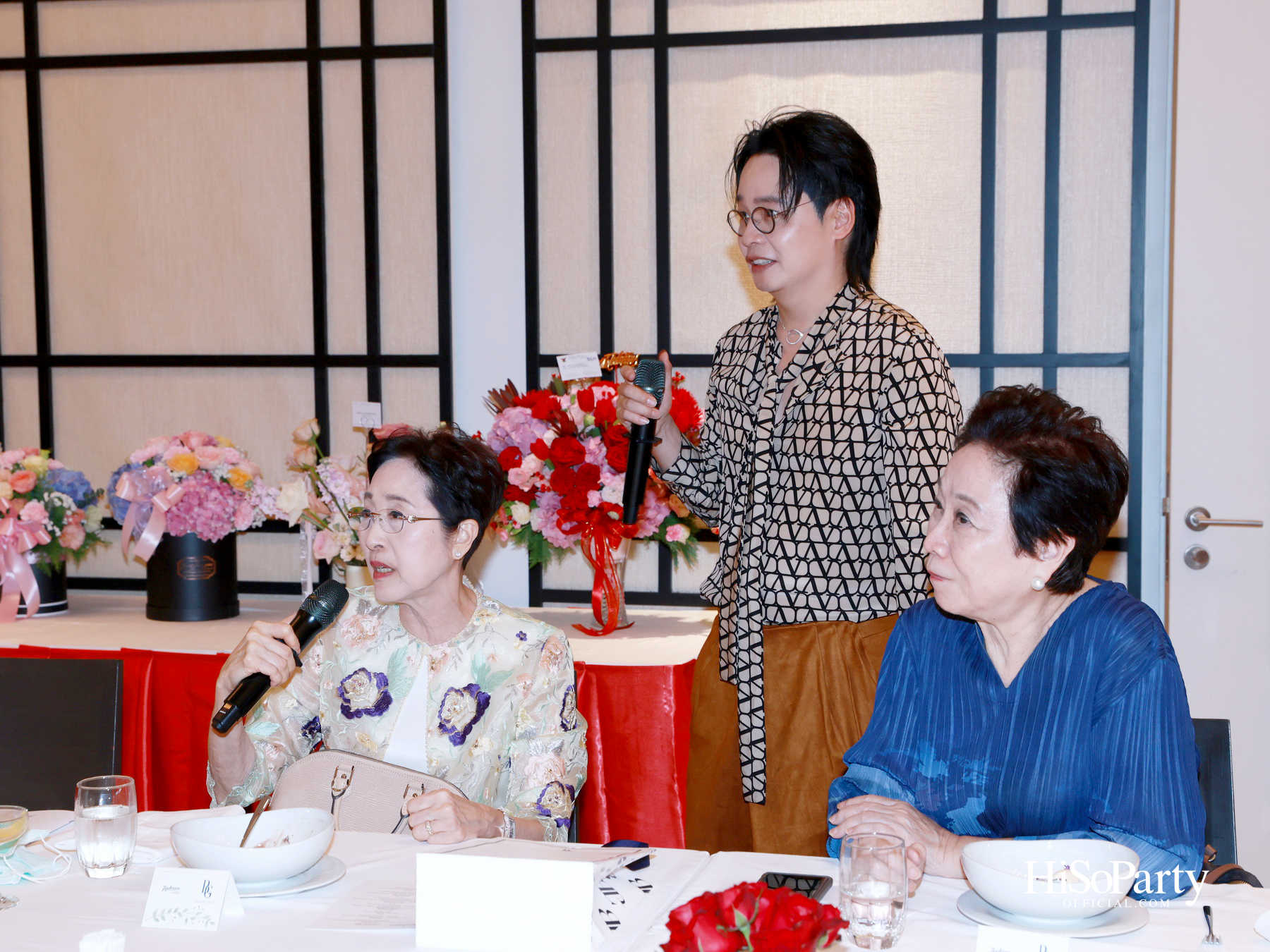 บิวตี้เจมส์ร่วมยินดีและจัดประมูลการกุศล แก่ประธานสภาสมาคมสตรีแห่งชาติฯ คนใหม่