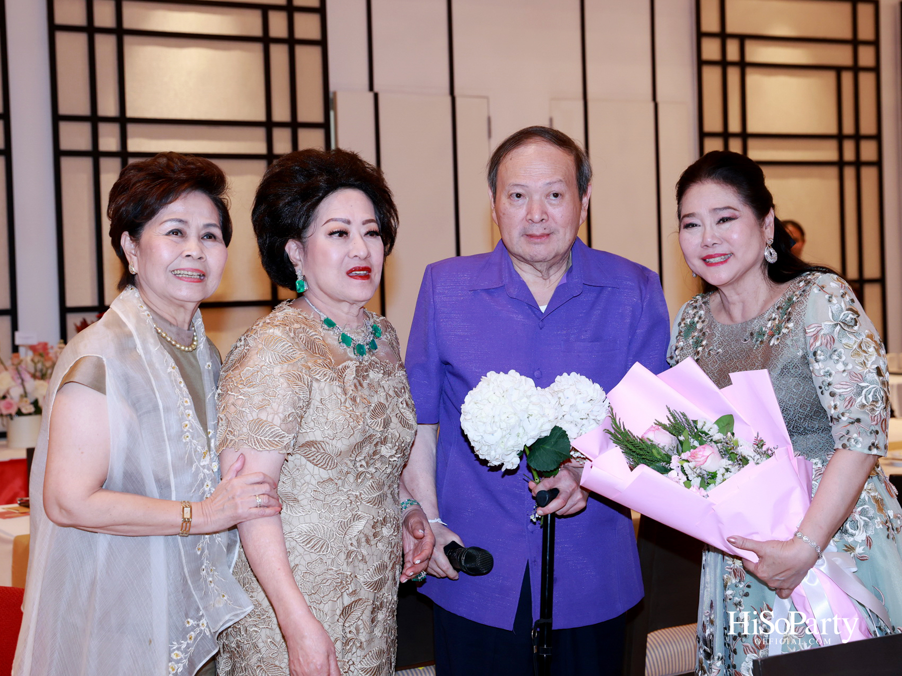 บิวตี้เจมส์ร่วมยินดีและจัดประมูลการกุศล แก่ประธานสภาสมาคมสตรีแห่งชาติฯ คนใหม่