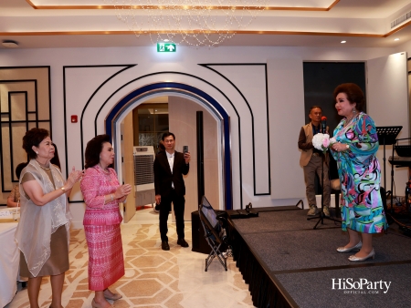 บิวตี้เจมส์ร่วมยินดีและจัดประมูลการกุศล แก่ประธานสภาสมาคมสตรีแห่งชาติฯ คนใหม่