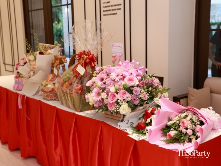 บิวตี้เจมส์ร่วมยินดีและจัดประมูลการกุศล แก่ประธานสภาสมาคมสตรีแห่งชาติฯ คนใหม่