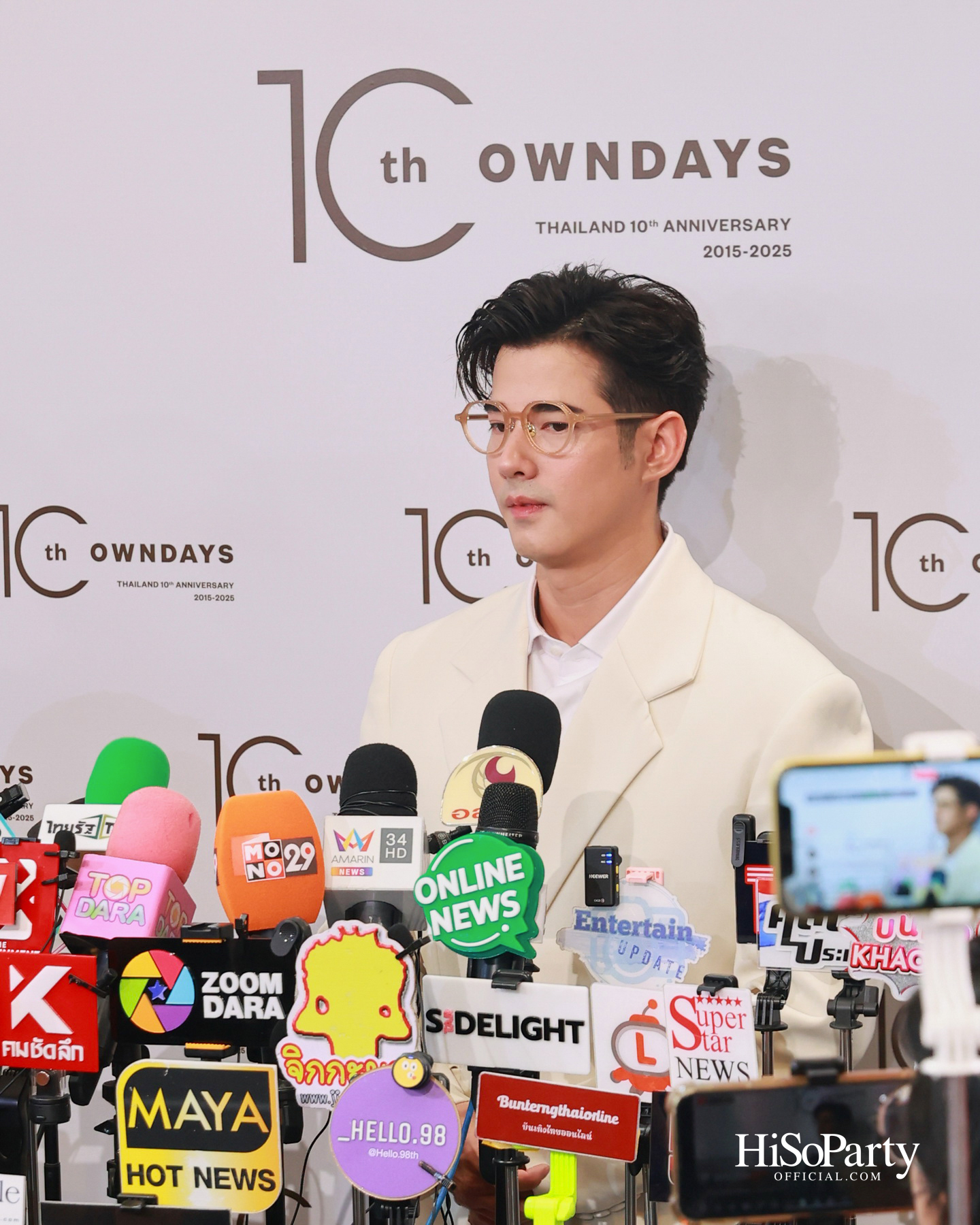 OWNDAYS Thailand ฉลอง 10 ปี จัดงานใหญ่พร้อมเปิดตัวคอลเลกชันพิเศษที่สยามพารากอน