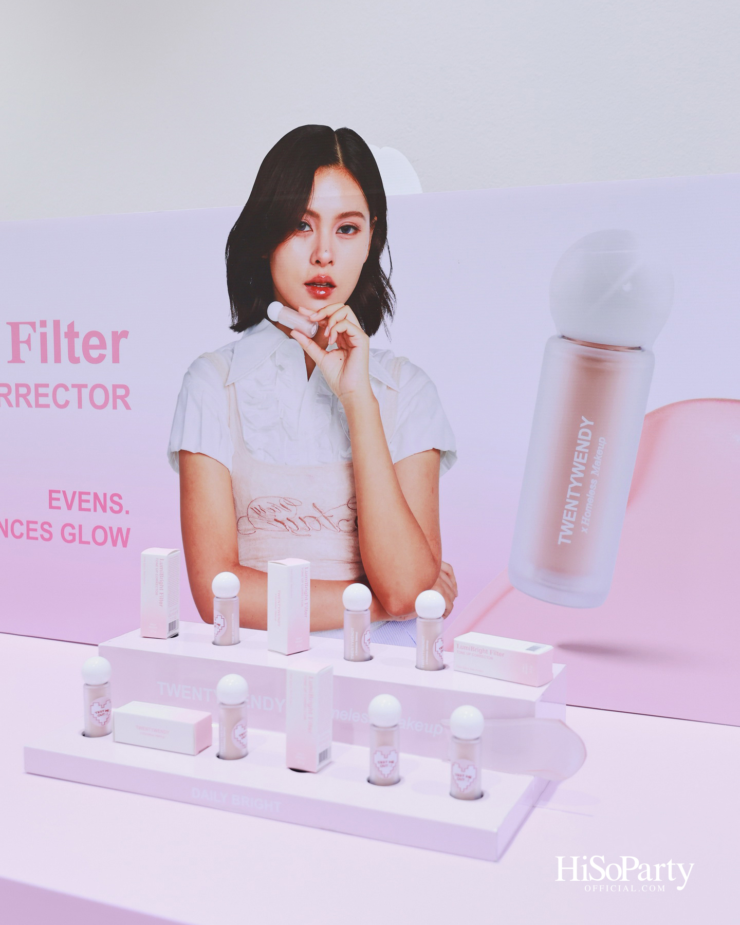 TWENTYWENDY x HOMELESS MAKEUP เปิดตัว ‘LumiBright Filter TONE UP Corrector’ พร้อม POP-UP ที่ Beautrium Siam Square