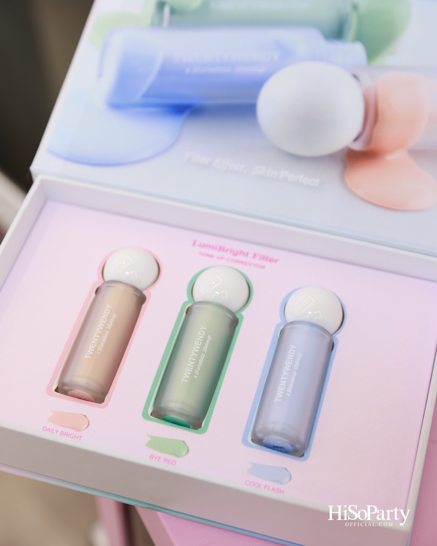 TWENTYWENDY x HOMELESS MAKEUP เปิดตัว ‘LumiBright Filter TONE UP Corrector’ พร้อม POP-UP ที่ Beautrium Siam Square