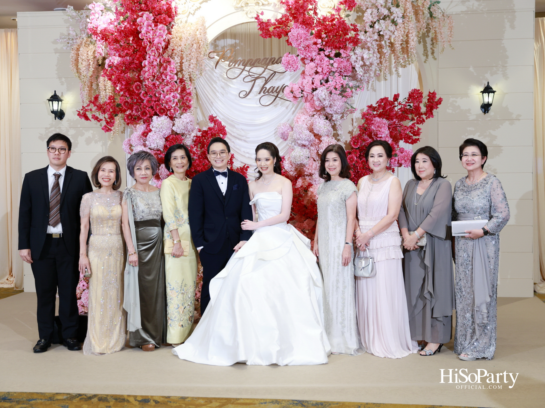 งานฉลองมงคลสมรส คุณพิมพ์ประพัทธ์ สนิทวงศ์ ณ อยุธยา - คุณทยา อุทโยภาศ ณ ดิ แอทธินี โฮเทล แบงค็อก