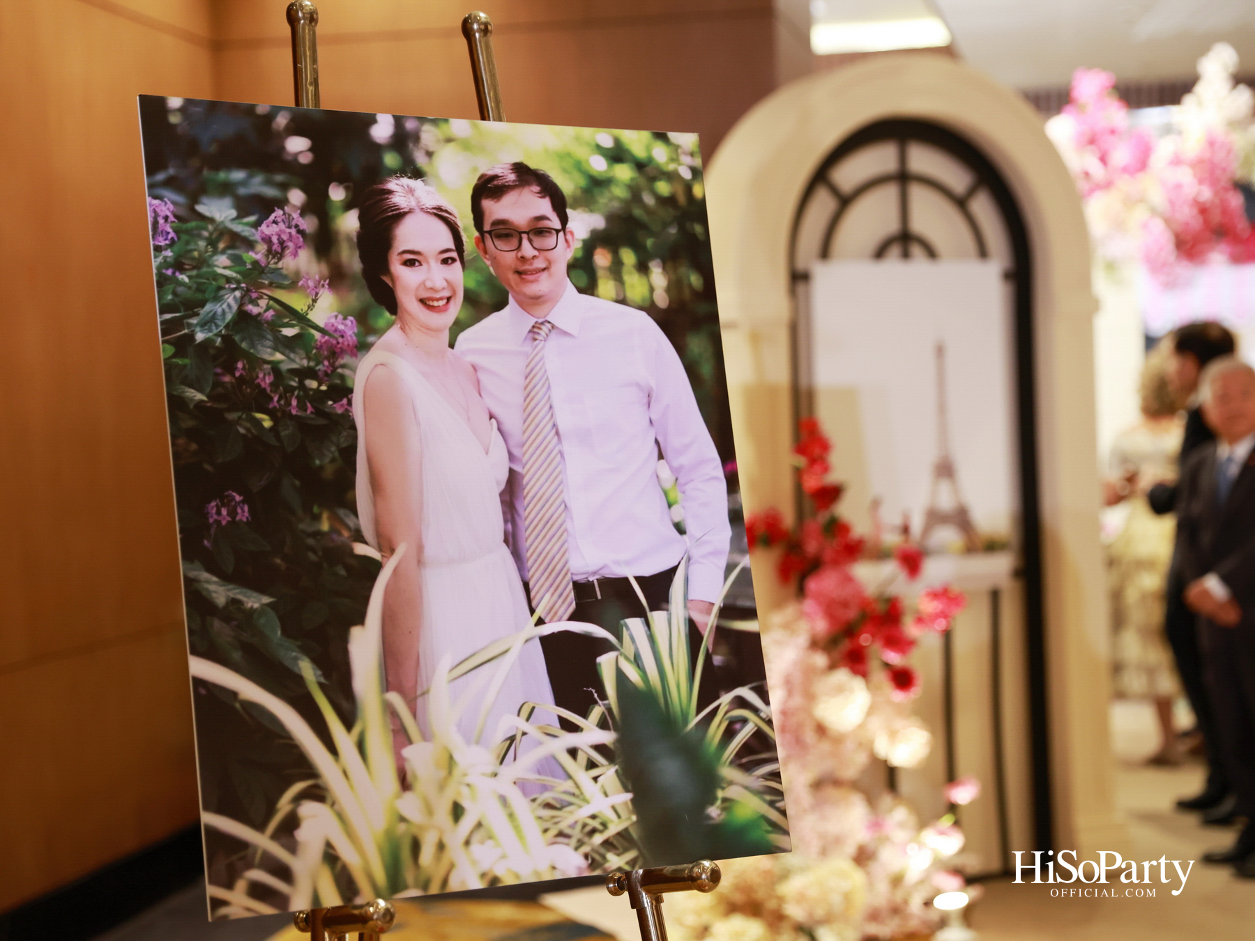 งานฉลองมงคลสมรส คุณพิมพ์ประพัทธ์ สนิทวงศ์ ณ อยุธยา - คุณทยา อุทโยภาศ ณ ดิ แอทธินี โฮเทล แบงค็อก