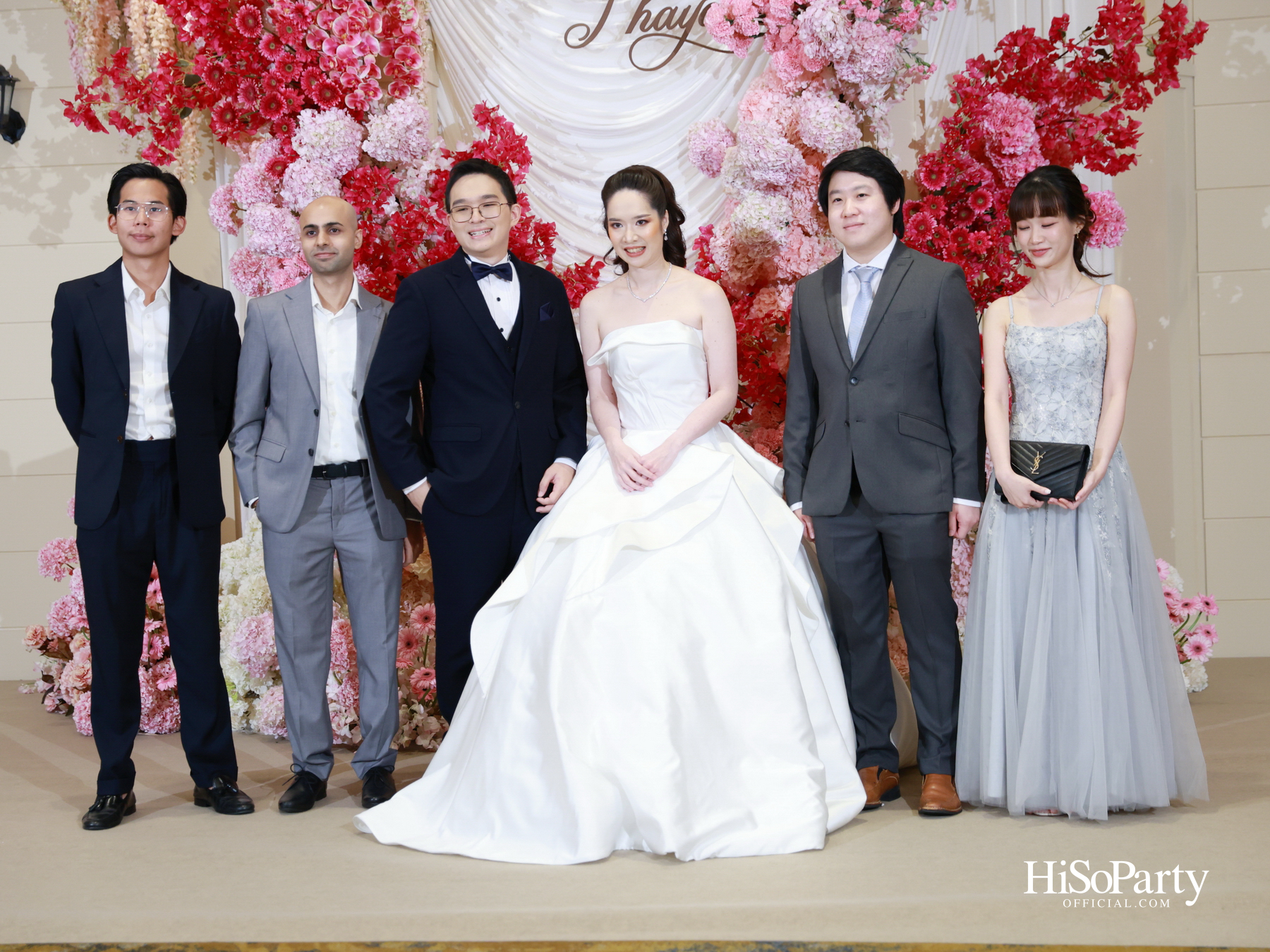 งานฉลองมงคลสมรส คุณพิมพ์ประพัทธ์ สนิทวงศ์ ณ อยุธยา - คุณทยา อุทโยภาศ ณ ดิ แอทธินี โฮเทล แบงค็อก