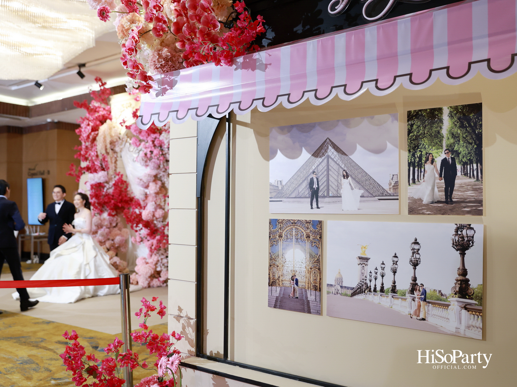 งานฉลองมงคลสมรส คุณพิมพ์ประพัทธ์ สนิทวงศ์ ณ อยุธยา - คุณทยา อุทโยภาศ ณ ดิ แอทธินี โฮเทล แบงค็อก