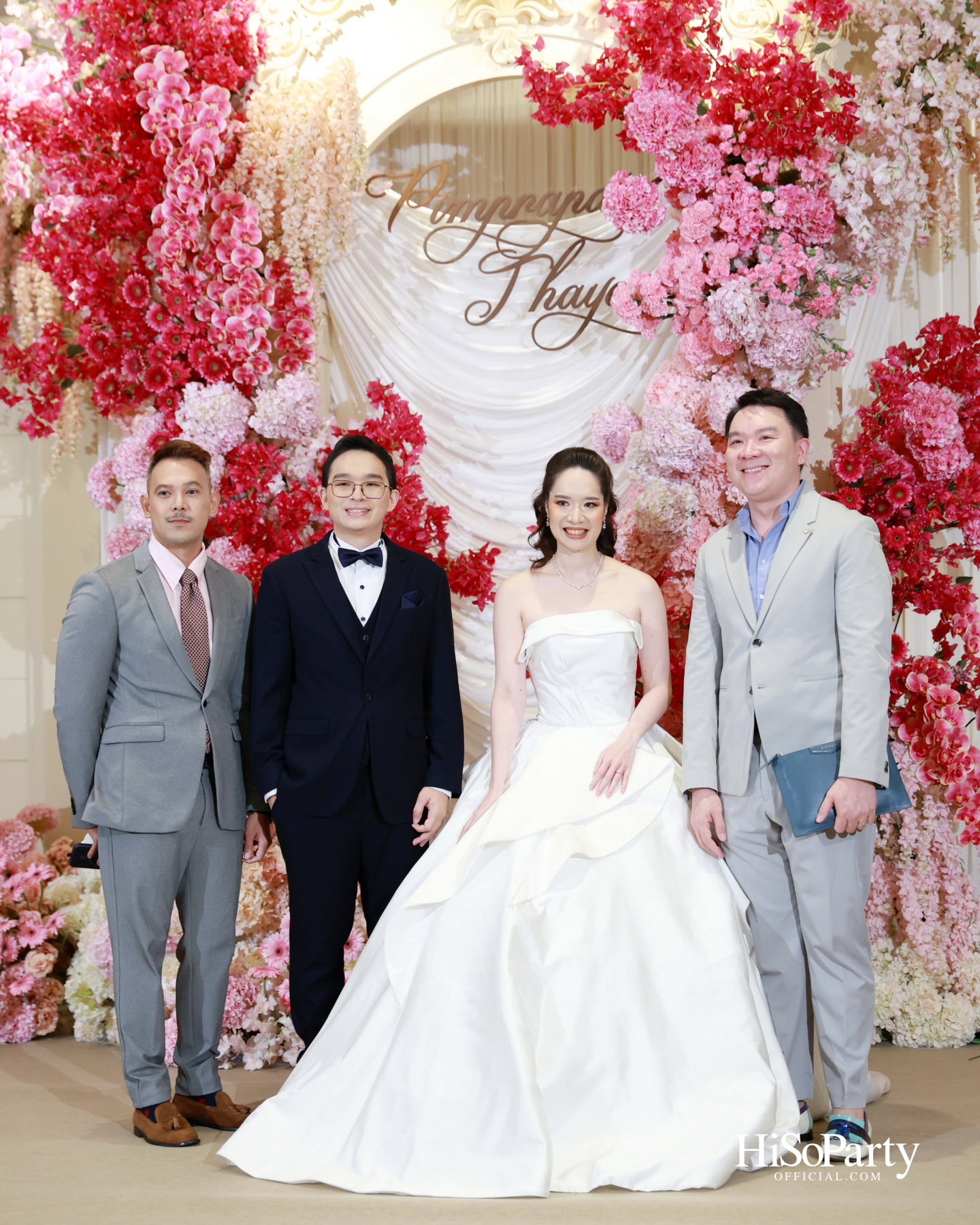 งานฉลองมงคลสมรส คุณพิมพ์ประพัทธ์ สนิทวงศ์ ณ อยุธยา - คุณทยา อุทโยภาศ ณ ดิ แอทธินี โฮเทล แบงค็อก