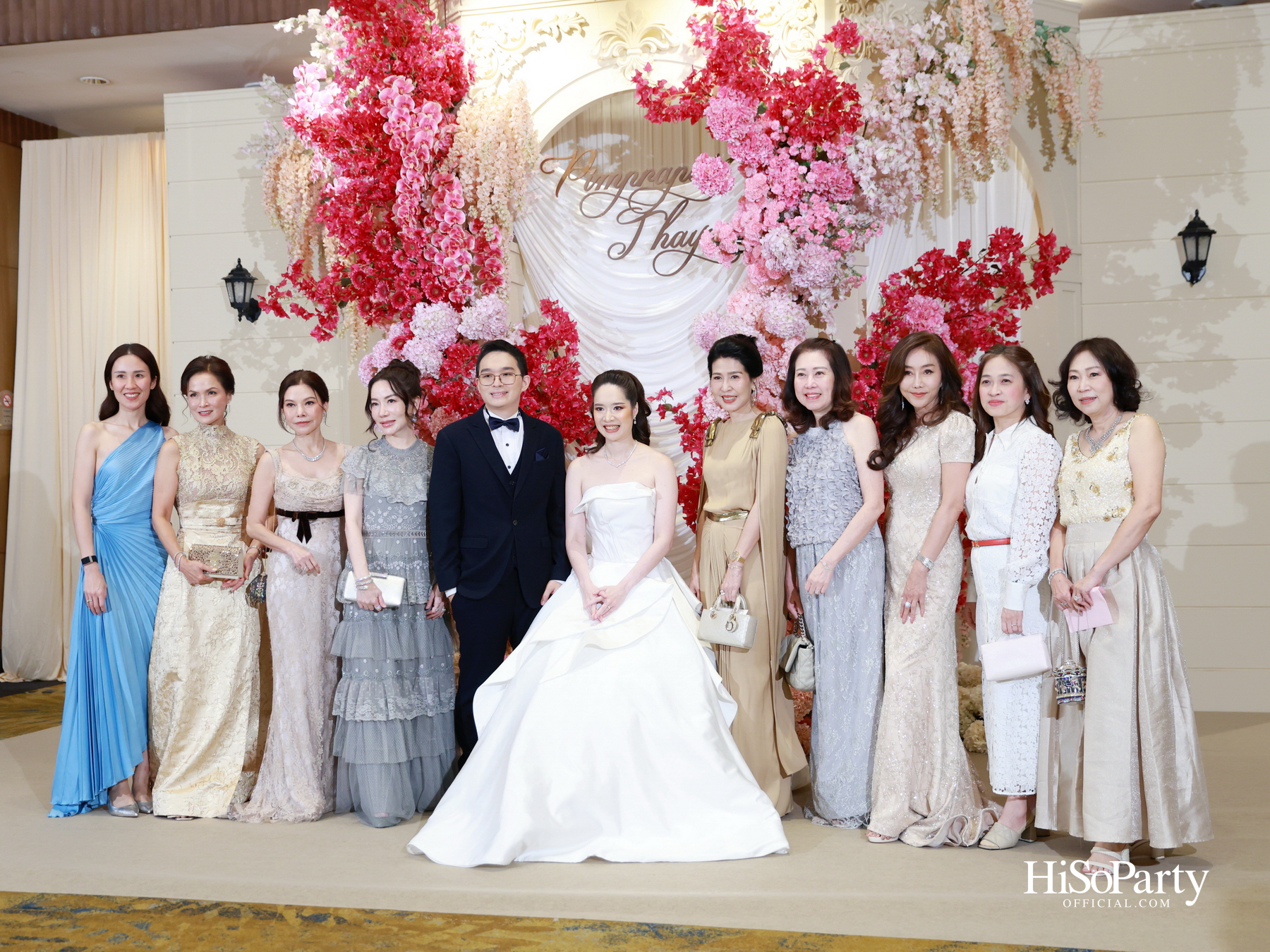 งานฉลองมงคลสมรส คุณพิมพ์ประพัทธ์ สนิทวงศ์ ณ อยุธยา - คุณทยา อุทโยภาศ ณ ดิ แอทธินี โฮเทล แบงค็อก