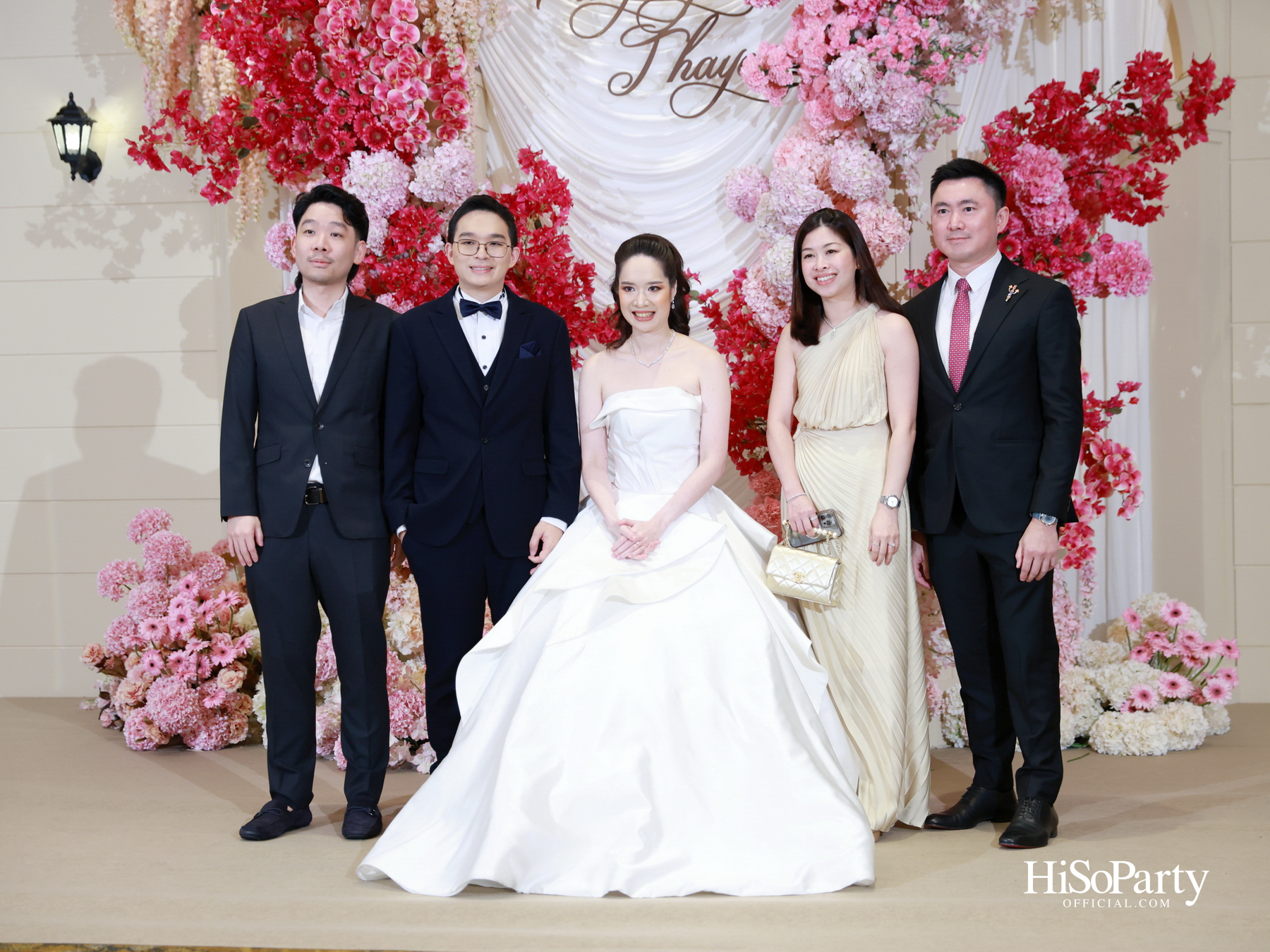 งานฉลองมงคลสมรส คุณพิมพ์ประพัทธ์ สนิทวงศ์ ณ อยุธยา - คุณทยา อุทโยภาศ ณ ดิ แอทธินี โฮเทล แบงค็อก