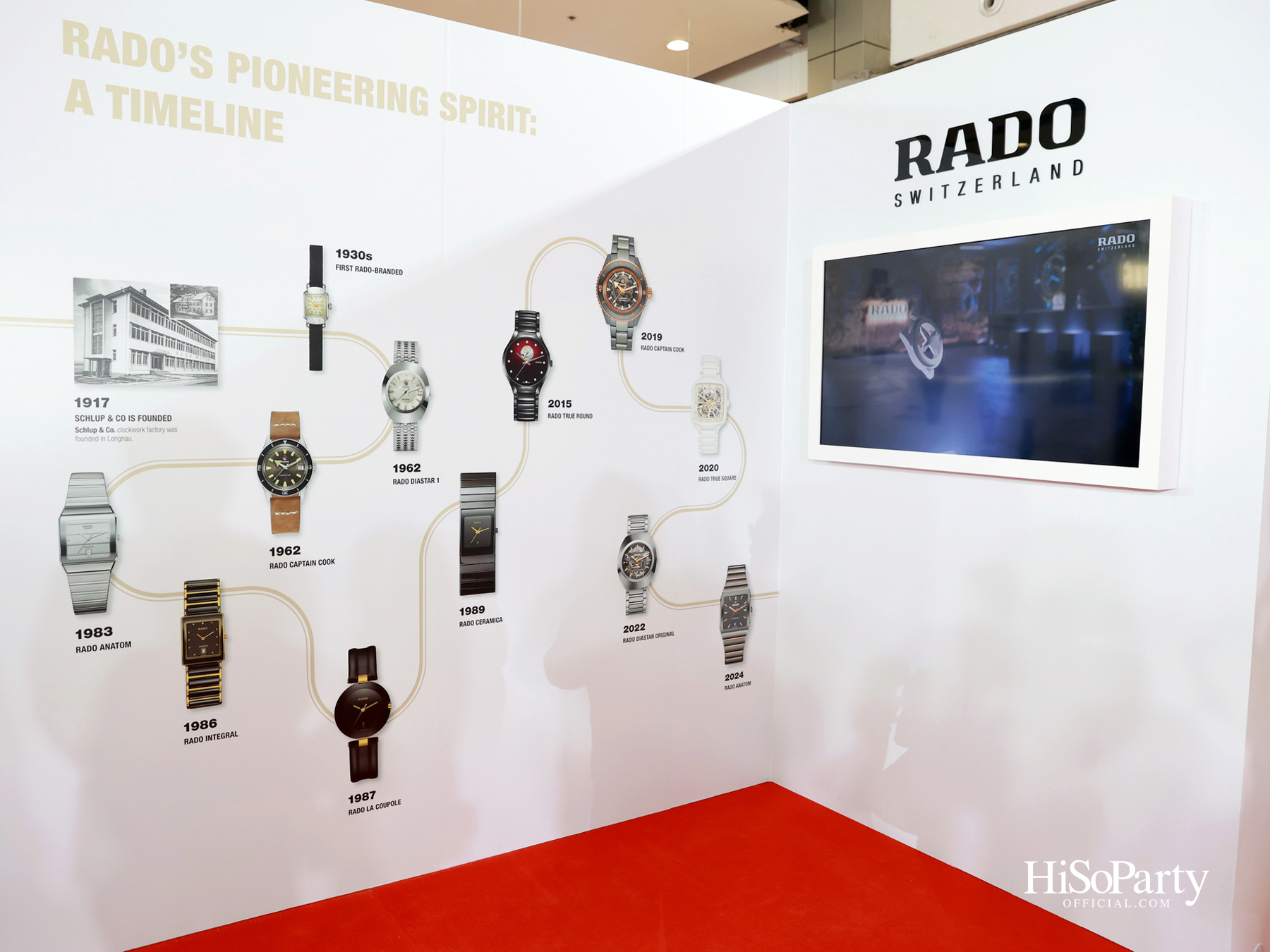 Rado เปิดตัวนาฬิกา True Square Open Heart x Ji Chang-wook อย่างเป็นทางการที่เซ็นทรัลเวิลด์