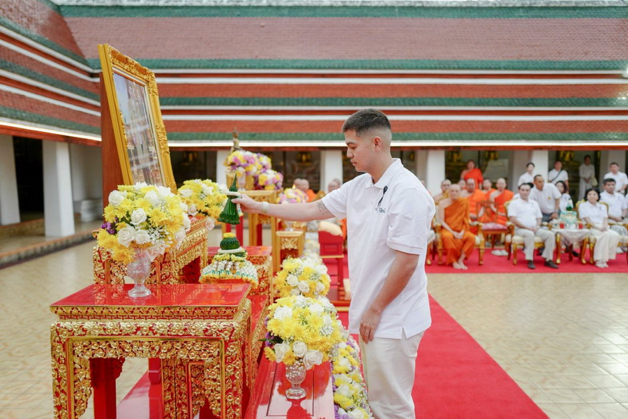 GULF จัดบรรพชาอุปสมบทหมู่ ถวายเป็นพระราชกุศล แด่สมเด็จพระนางเจ้าสิริกิติ์พระบรมราชินีนาถ พระบรมราชชนนีพันปีหลวง ณ วัดสระเกศราชวรมหาวิหาร