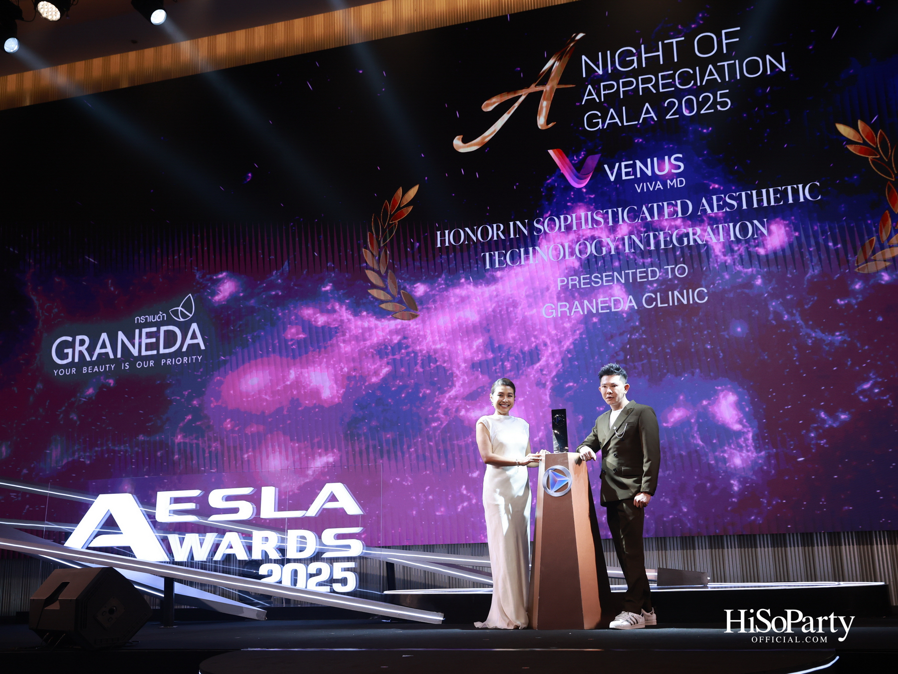 AESLA จัดงาน ‘A NIGHT OF APPRECIATION GALA 2025’ เชิดชูเกียรติแพทย์ความงามไทย พร้อมเปิดตัวนวัตกรรมระดับโลก