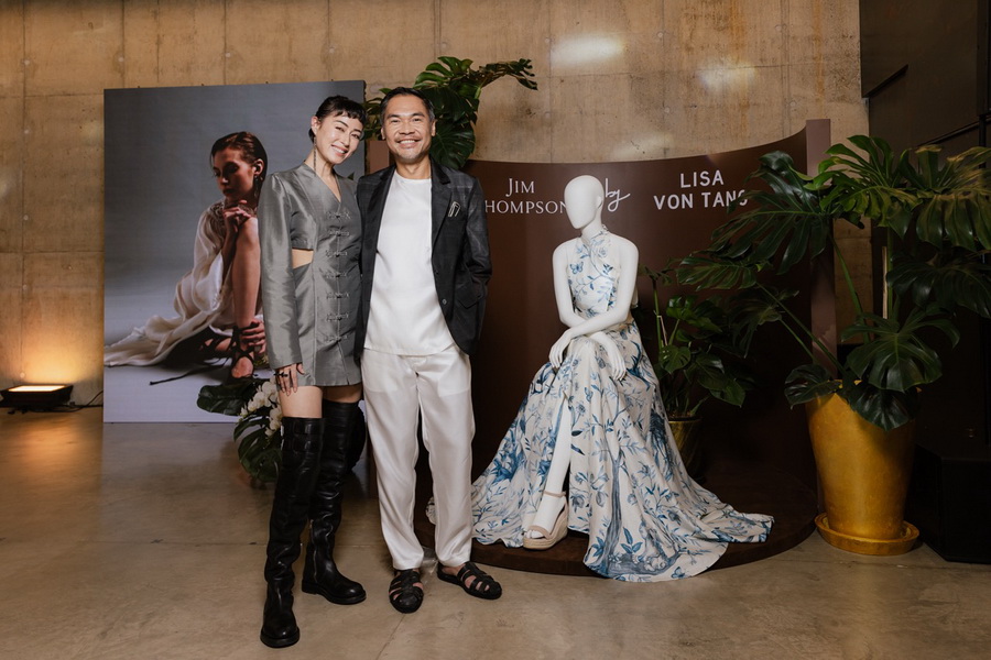 Jim Thompson by LISA VON TANG ผลงานคอลแลบที่น่าจับตา เมื่อตำนานผ้าไทยโลดแล่นบนแฟชั่นรีสอร์ตแวร์ร่วมสมัย