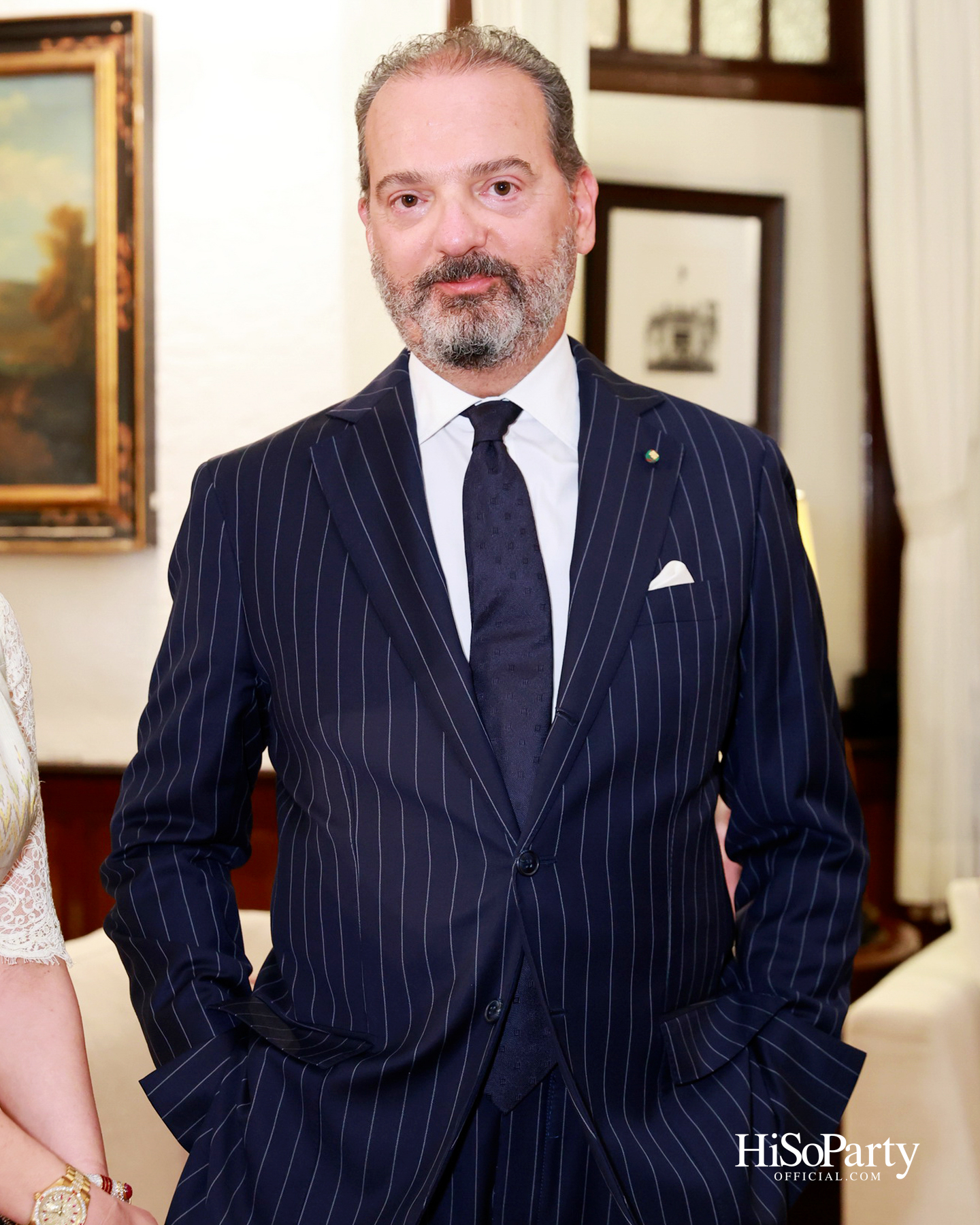 เอกอัครราชทูตอิตาลีเป็นเจ้าภาพมอบเครื่องราชอิสริยาภรณ์ Officer of the Order of Merit of the Italian Republic แด่ คุณวราวุธ ศิลปอาชา