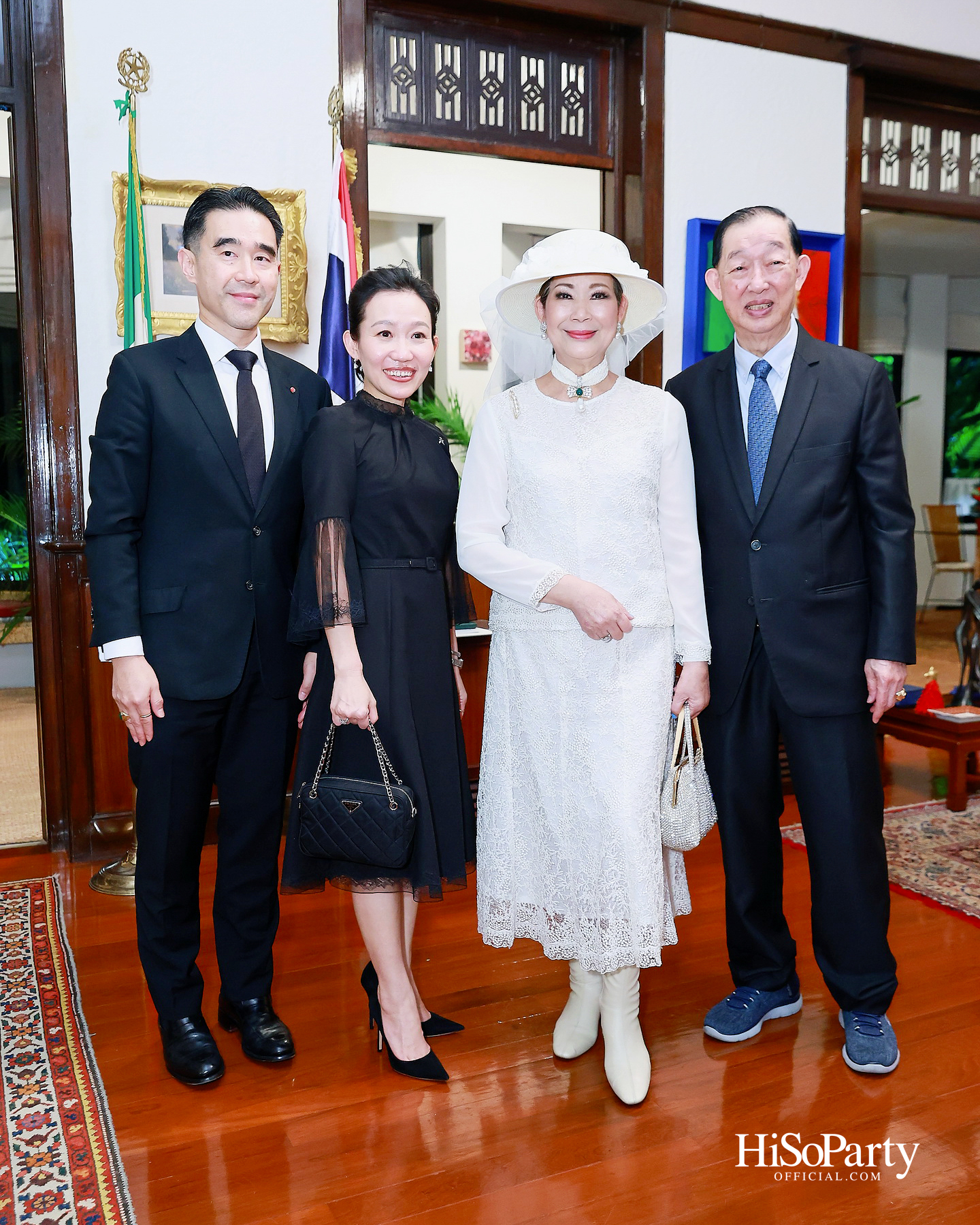 เอกอัครราชทูตอิตาลีเป็นเจ้าภาพมอบเครื่องราชอิสริยาภรณ์ Officer of the Order of Merit of the Italian Republic แด่ คุณวราวุธ ศิลปอาชา