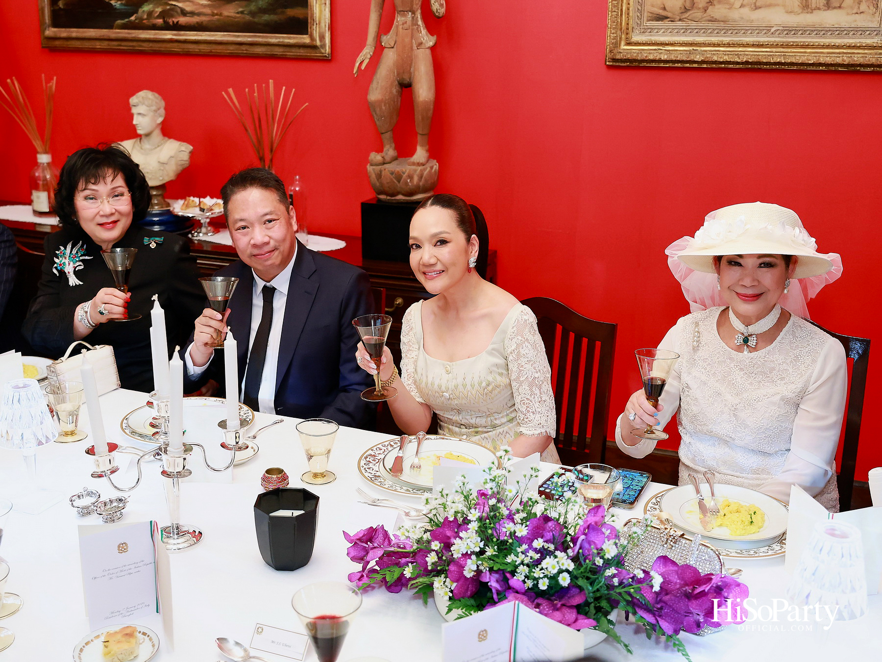 เอกอัครราชทูตอิตาลีเป็นเจ้าภาพมอบเครื่องราชอิสริยาภรณ์ Officer of the Order of Merit of the Italian Republic แด่ คุณวราวุธ ศิลปอาชา