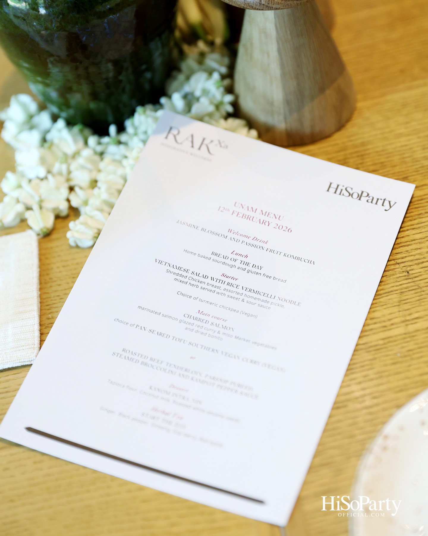 HiSoParty X RAKxa Integrative Wellness ชวนสัมผัส ‘One Day - A Journey into Longevity’ เปิดประสบการณ์ดูแลสุขภาพแบบองค์รวม