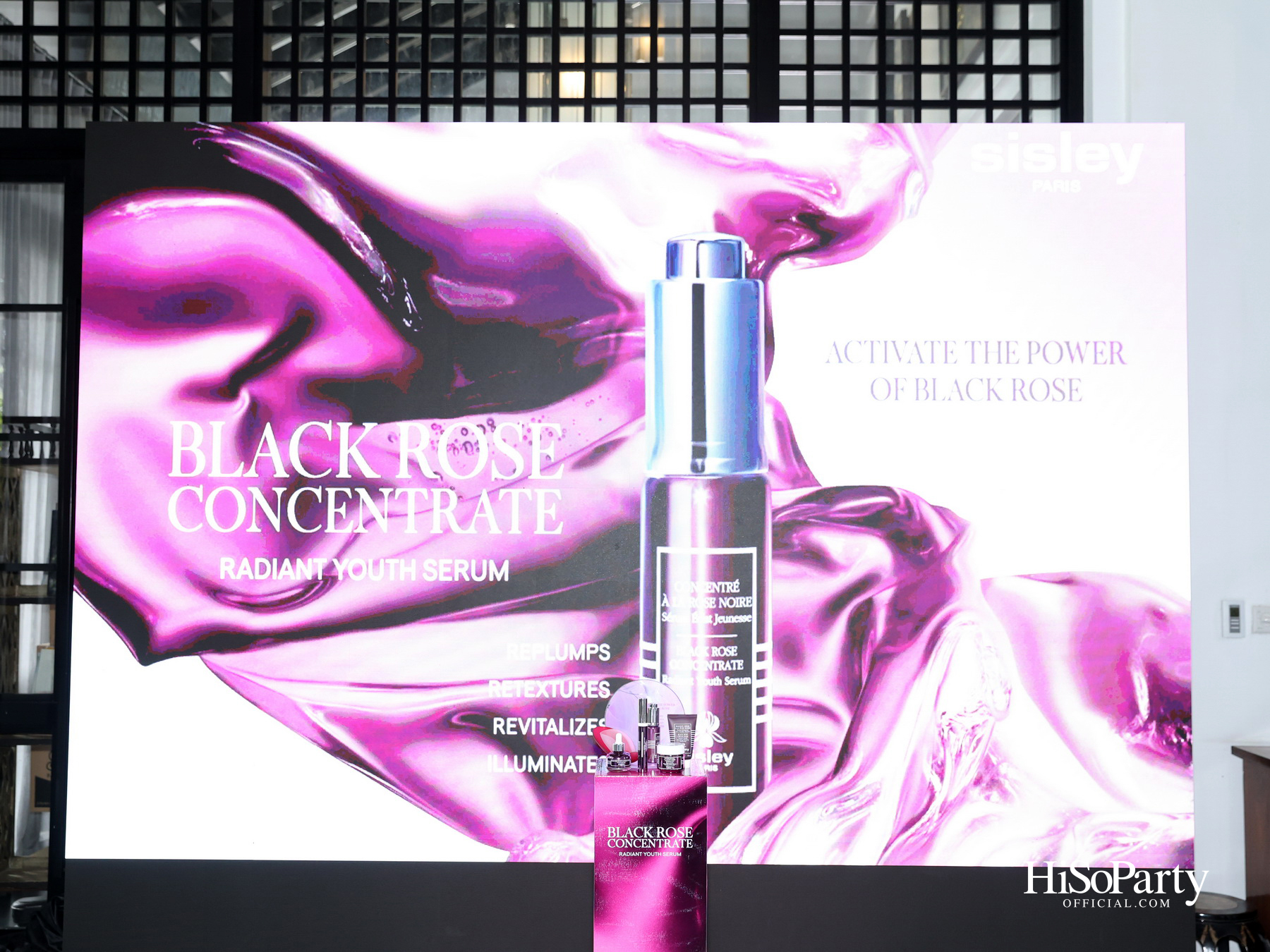 ‘Black Rose Concentrate Radiant Youth Serum’ นวัตกรรมล่าสุดจาก Sisley เปิดตัวอย่างเอ็กซ์คลูซีฟ ณ The Siam Hotel