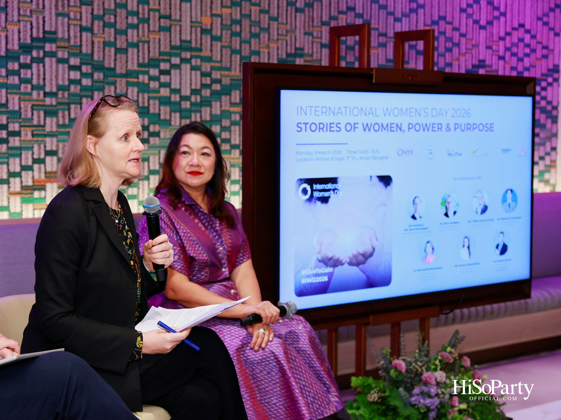 อมารี กรุงเทพฯ และ ออนิกซ์ ฮอสพิทาลิตี้ กรุ๊ป เฉลิมฉลองวันสตรีสากล ภายใต้แนวคิด ‘Stories of Women, Power & Purpose’