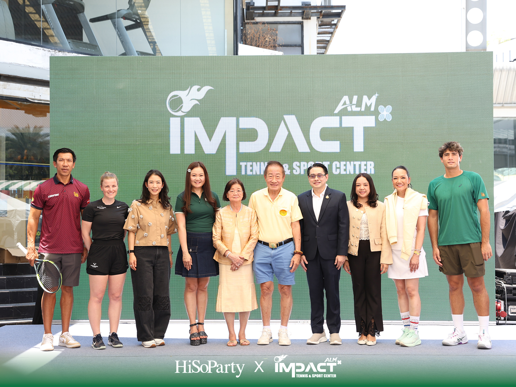 ALM x IMPACT Tennis & Sport Center จัดพิธีเปิดอย่างเป็นทางการ รวมตำนานนักเทนนิสไทยและดาวรุ่งร่วมสร้างสีสันครั้งสำคัญ