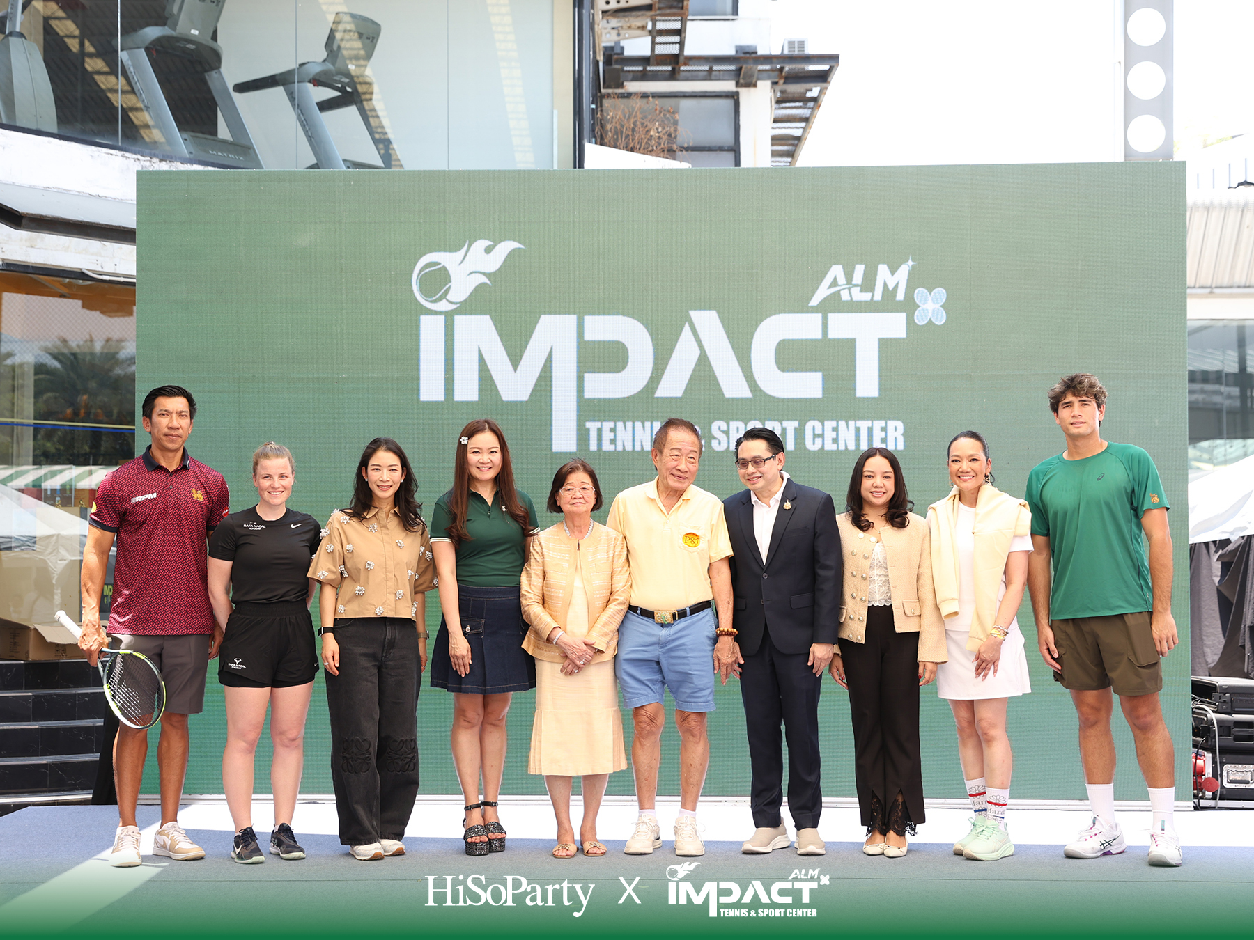 ALM x IMPACT Tennis & Sport Center จัดพิธีเปิดอย่างเป็นทางการ รวมตำนานนักเทนนิสไทยและดาวรุ่งร่วมสร้างสีสันครั้งสำคัญ