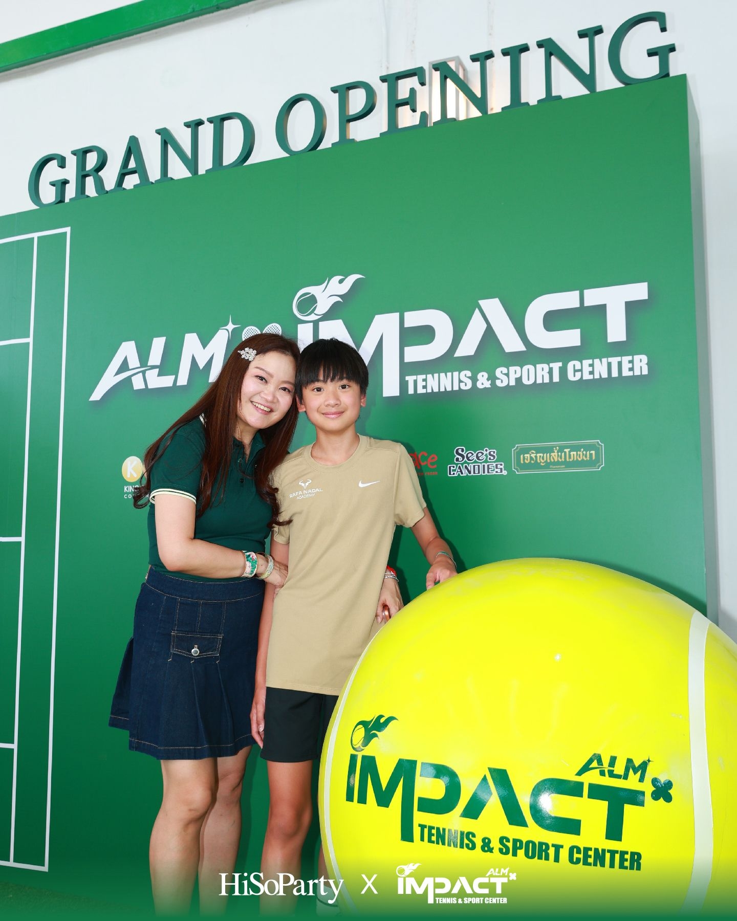 ALM x IMPACT Tennis & Sport Center จัดพิธีเปิดอย่างเป็นทางการ รวมตำนานนักเทนนิสไทยและดาวรุ่งร่วมสร้างสีสันครั้งสำคัญ