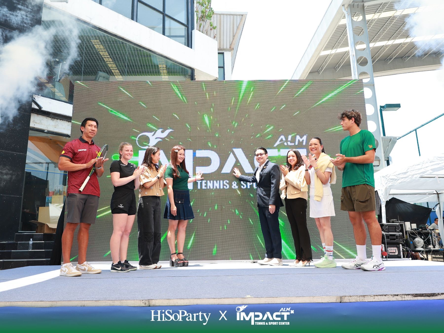 ALM x IMPACT Tennis & Sport Center จัดพิธีเปิดอย่างเป็นทางการ รวมตำนานนักเทนนิสไทยและดาวรุ่งร่วมสร้างสีสันครั้งสำคัญ