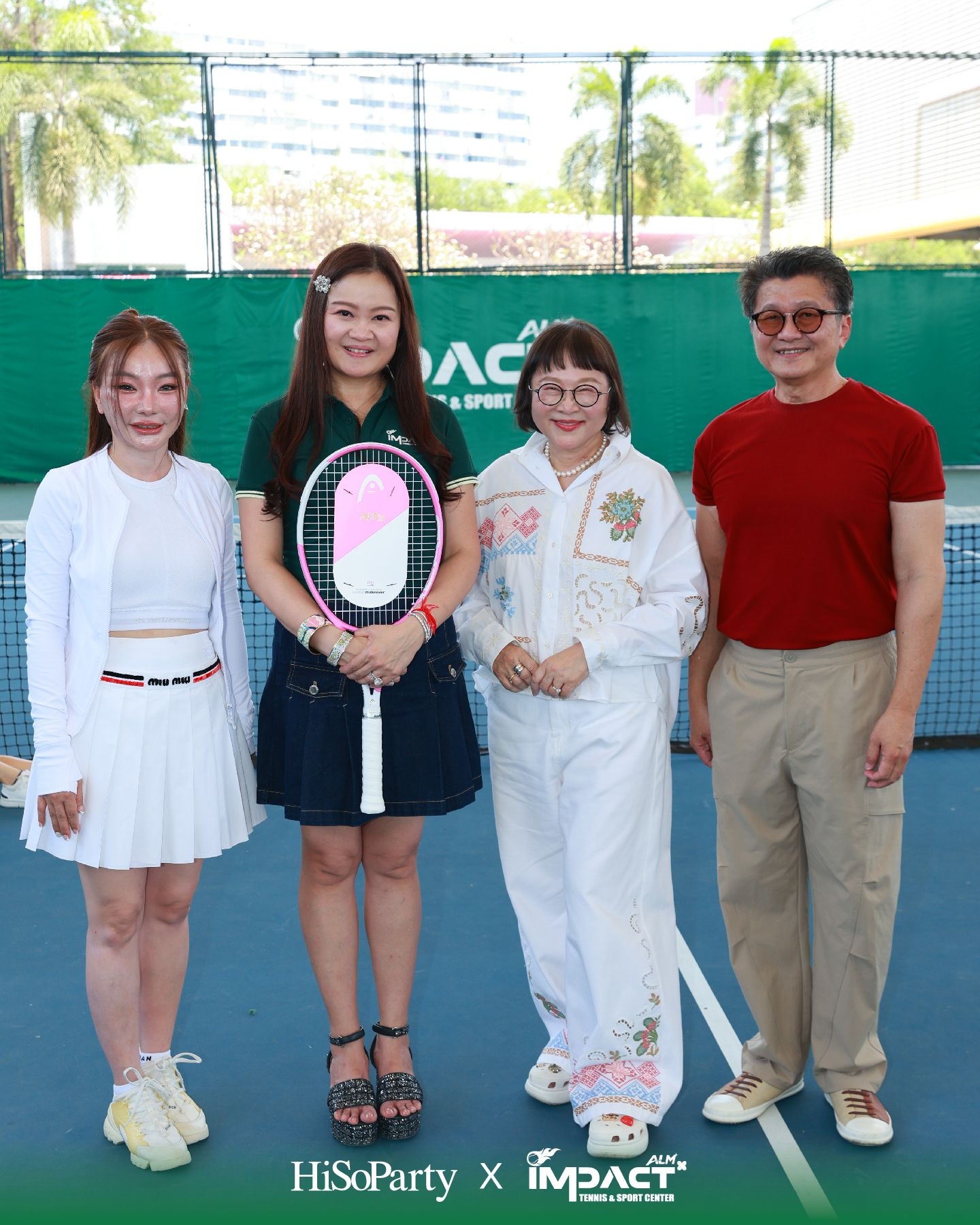 ALM x IMPACT Tennis & Sport Center จัดพิธีเปิดอย่างเป็นทางการ รวมตำนานนักเทนนิสไทยและดาวรุ่งร่วมสร้างสีสันครั้งสำคัญ