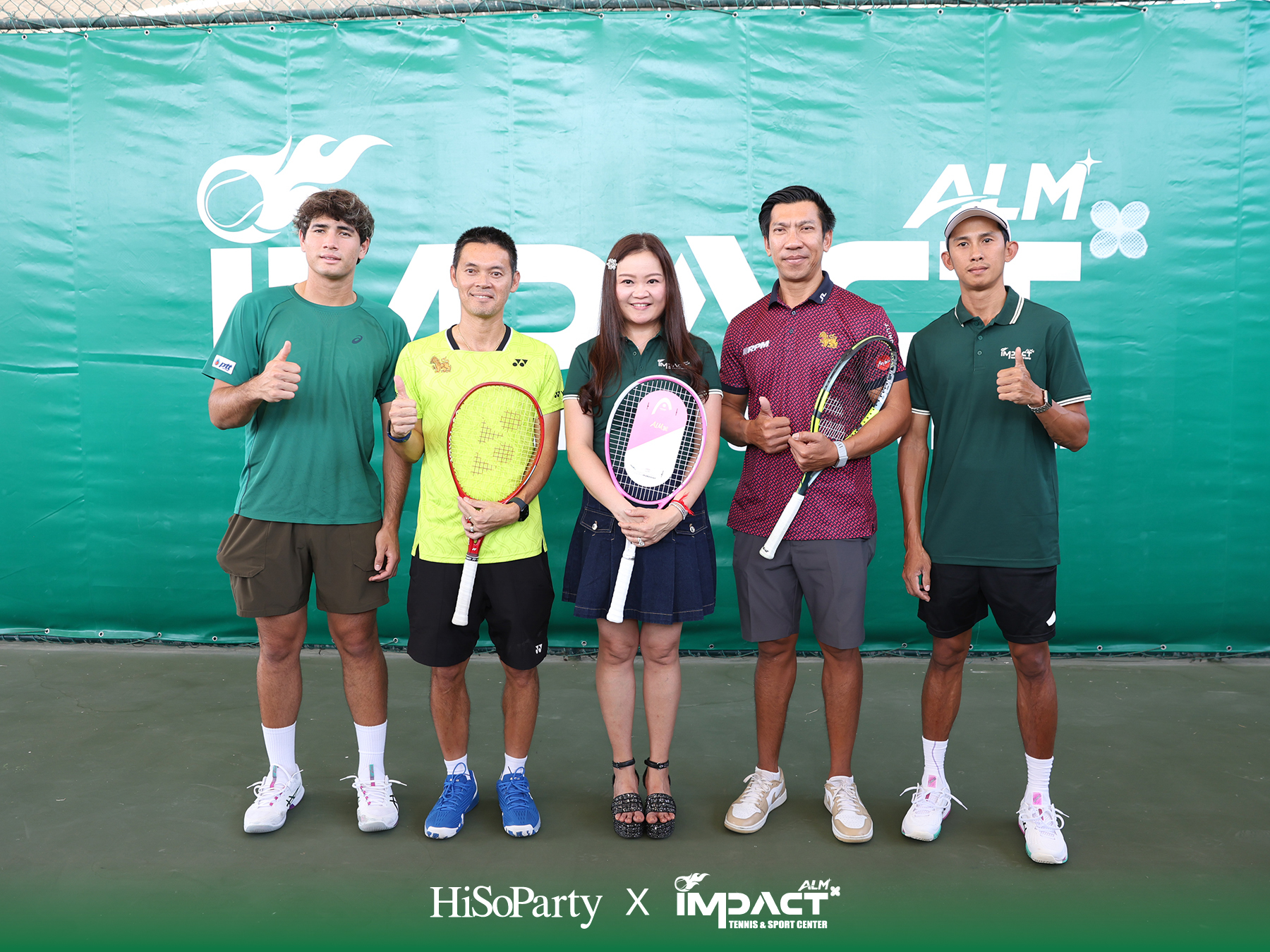 ALM x IMPACT Tennis & Sport Center จัดพิธีเปิดอย่างเป็นทางการ รวมตำนานนักเทนนิสไทยและดาวรุ่งร่วมสร้างสีสันครั้งสำคัญ