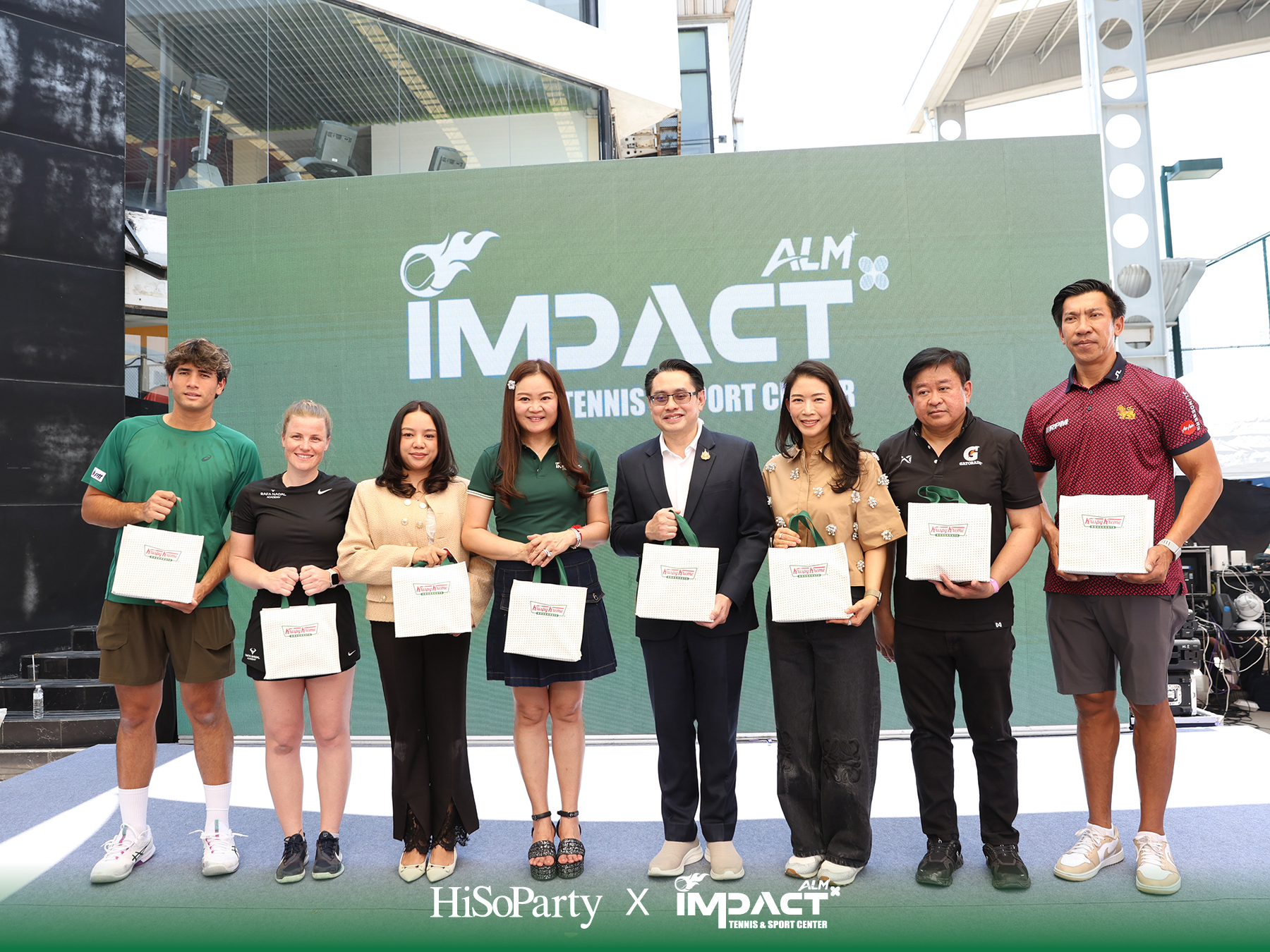 ALM x IMPACT Tennis & Sport Center จัดพิธีเปิดอย่างเป็นทางการ รวมตำนานนักเทนนิสไทยและดาวรุ่งร่วมสร้างสีสันครั้งสำคัญ