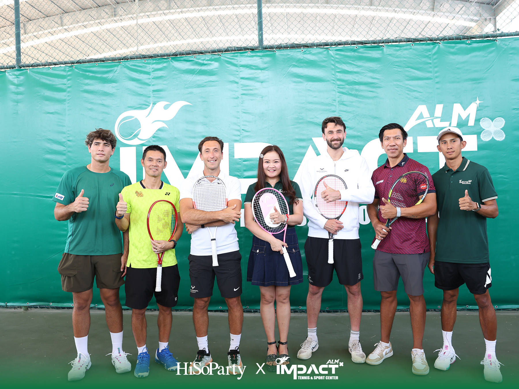 ALM x IMPACT Tennis & Sport Center จัดพิธีเปิดอย่างเป็นทางการ รวมตำนานนักเทนนิสไทยและดาวรุ่งร่วมสร้างสีสันครั้งสำคัญ