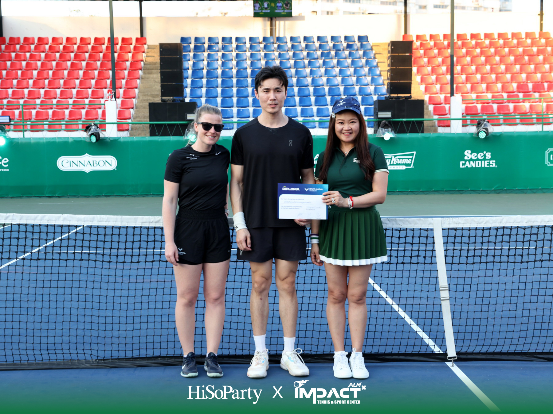 ALM x IMPACT Tennis & Sport Center จัดพิธีเปิดอย่างเป็นทางการ รวมตำนานนักเทนนิสไทยและดาวรุ่งร่วมสร้างสีสันครั้งสำคัญ