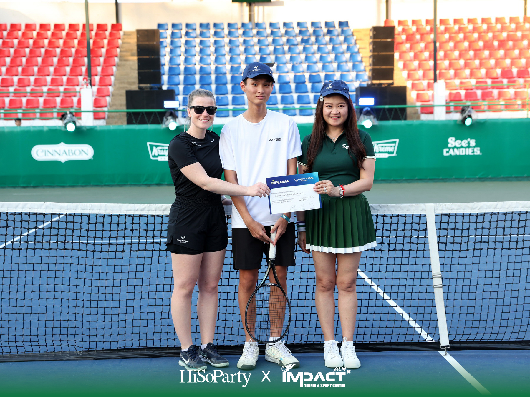 ALM x IMPACT Tennis & Sport Center จัดพิธีเปิดอย่างเป็นทางการ รวมตำนานนักเทนนิสไทยและดาวรุ่งร่วมสร้างสีสันครั้งสำคัญ