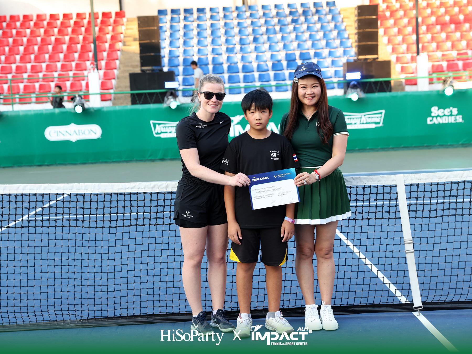 ALM x IMPACT Tennis & Sport Center จัดพิธีเปิดอย่างเป็นทางการ รวมตำนานนักเทนนิสไทยและดาวรุ่งร่วมสร้างสีสันครั้งสำคัญ