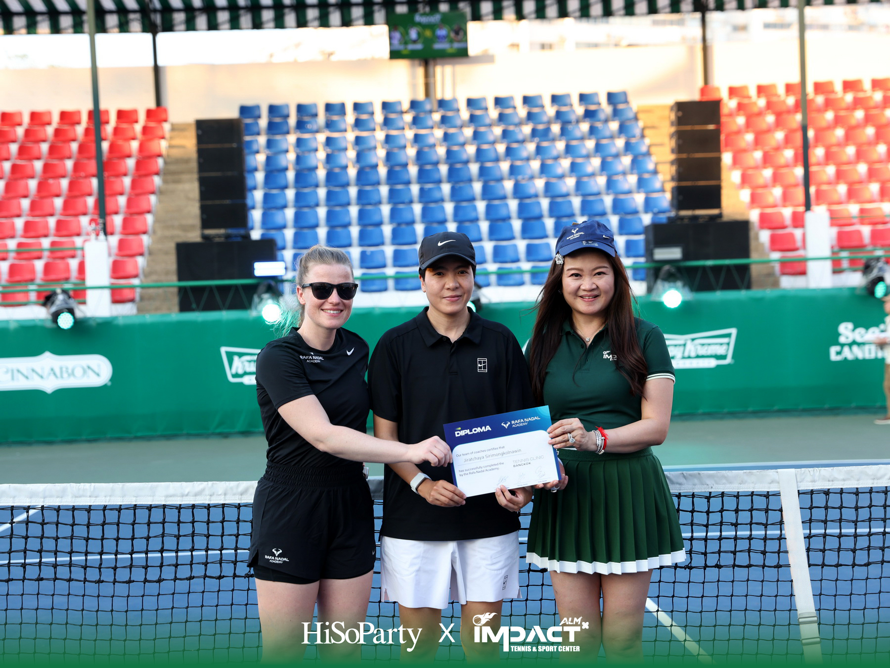 ALM x IMPACT Tennis & Sport Center จัดพิธีเปิดอย่างเป็นทางการ รวมตำนานนักเทนนิสไทยและดาวรุ่งร่วมสร้างสีสันครั้งสำคัญ