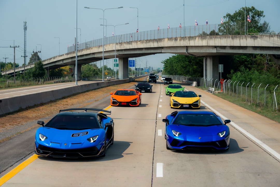 Lamborghini Club Thailand Bull Run at Ayutthaya เติมเต็มประสบการณ์ขับขี่คู่เสน่ห์กรุงเก่าในทริปแรกแห่งปี