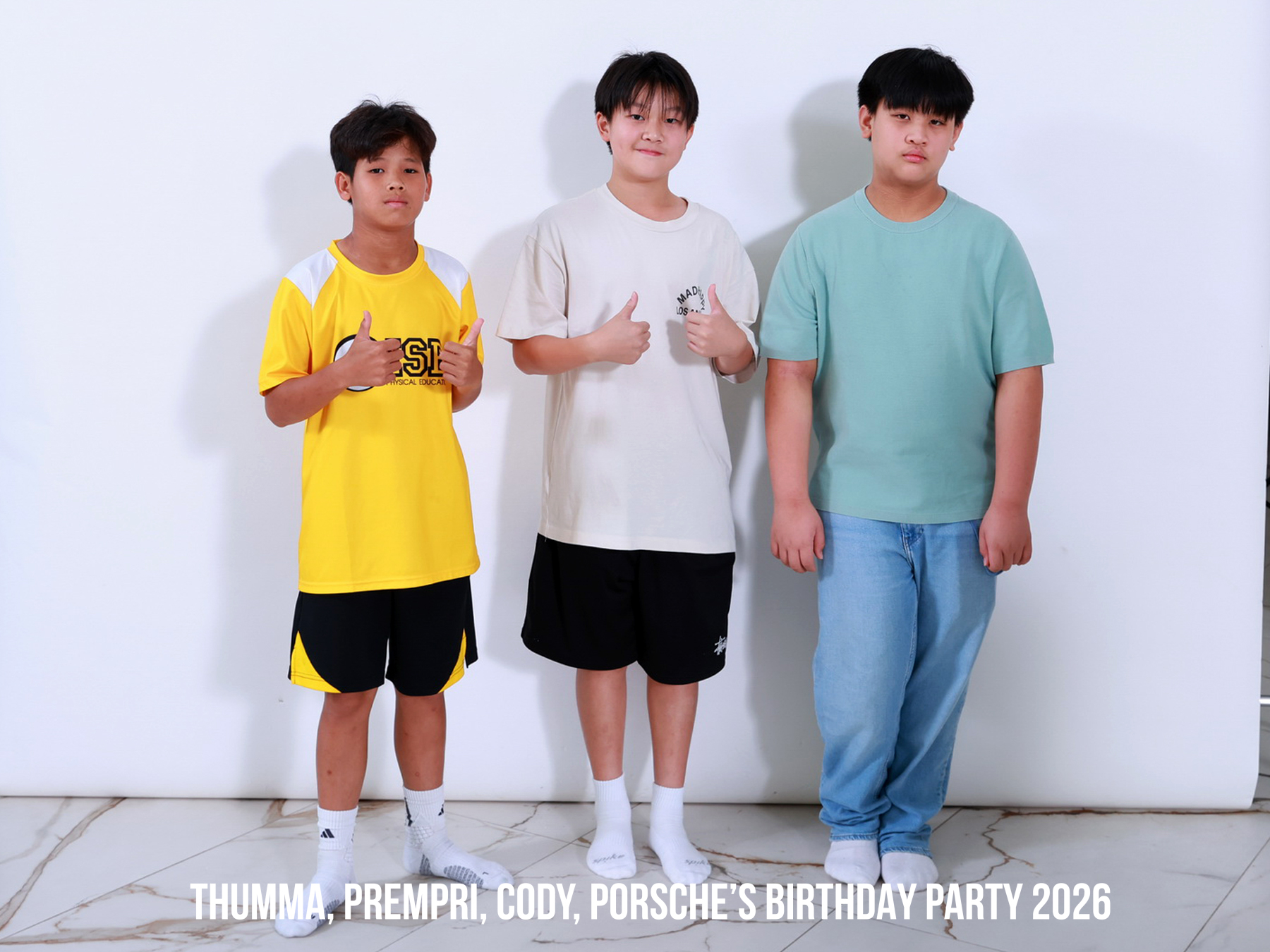 Thumma, Prempri, Cody, Porsche’s BIRTHDAY PARTY 2026